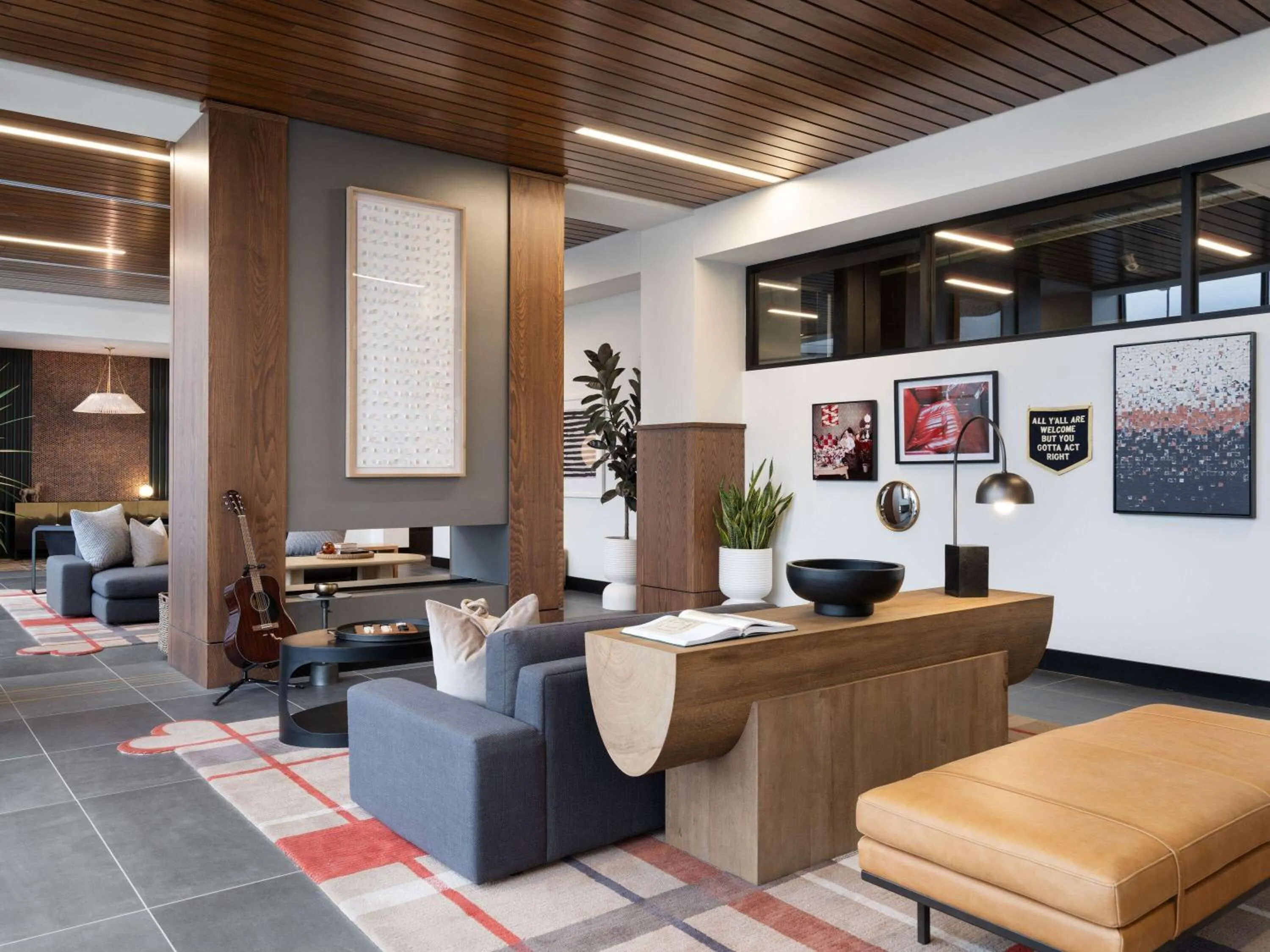 Lobby or reception in Origin Kansas City Riverfront, a Wyndham Hotel