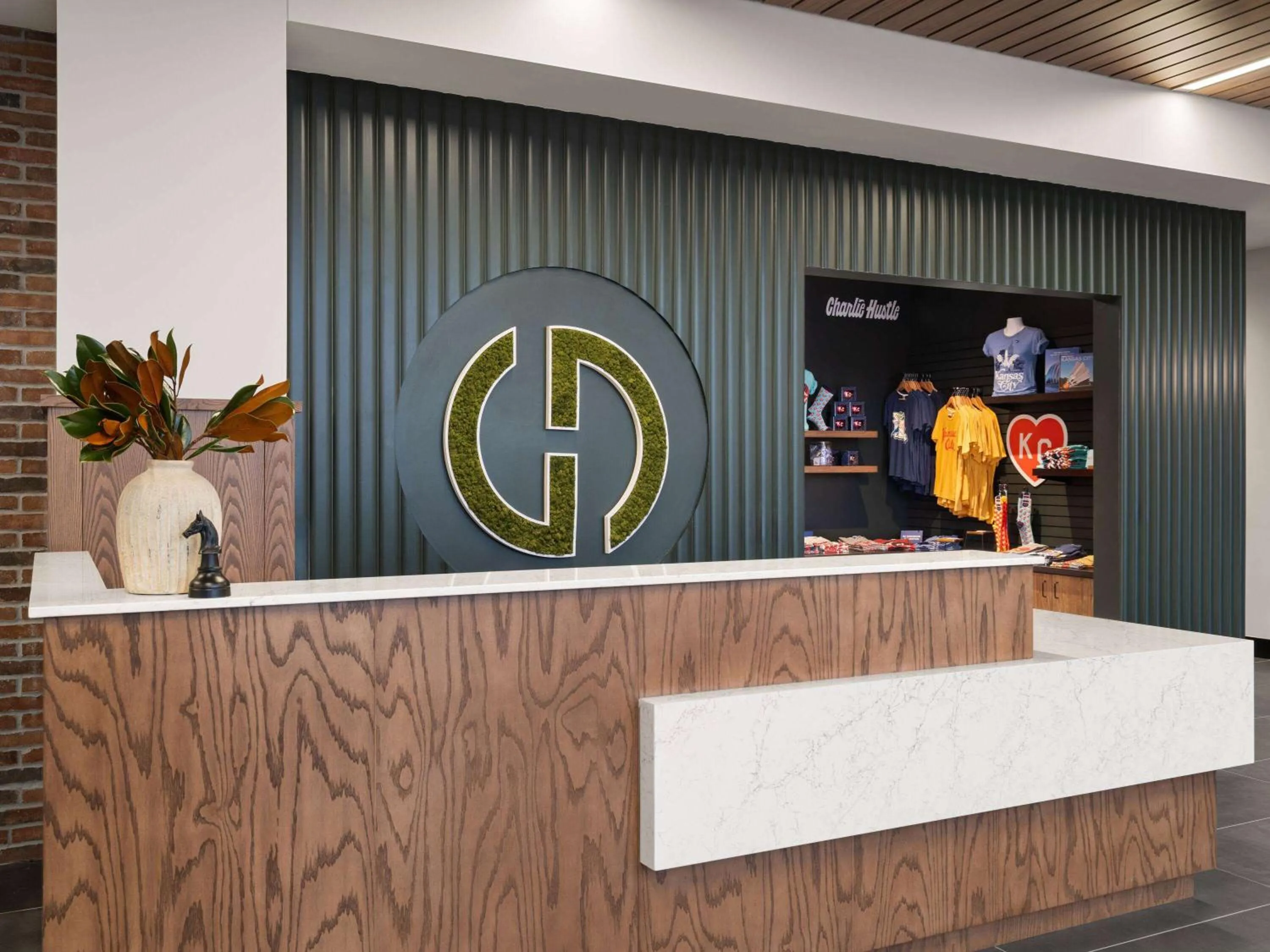 Lobby or reception in Origin Kansas City Riverfront, a Wyndham Hotel