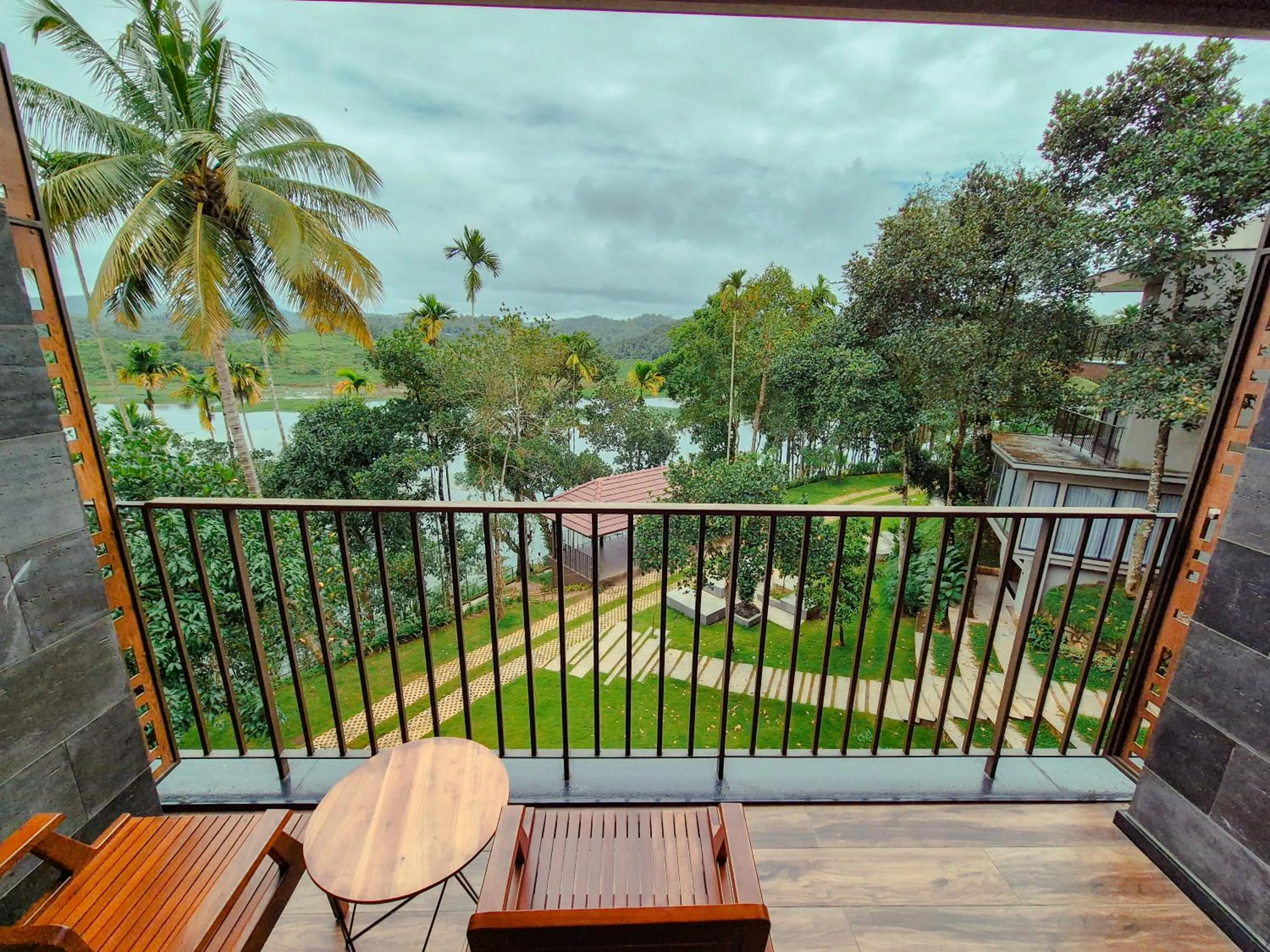 Balcony/Terrace in Sterling Lontano Waterfront Wayanad