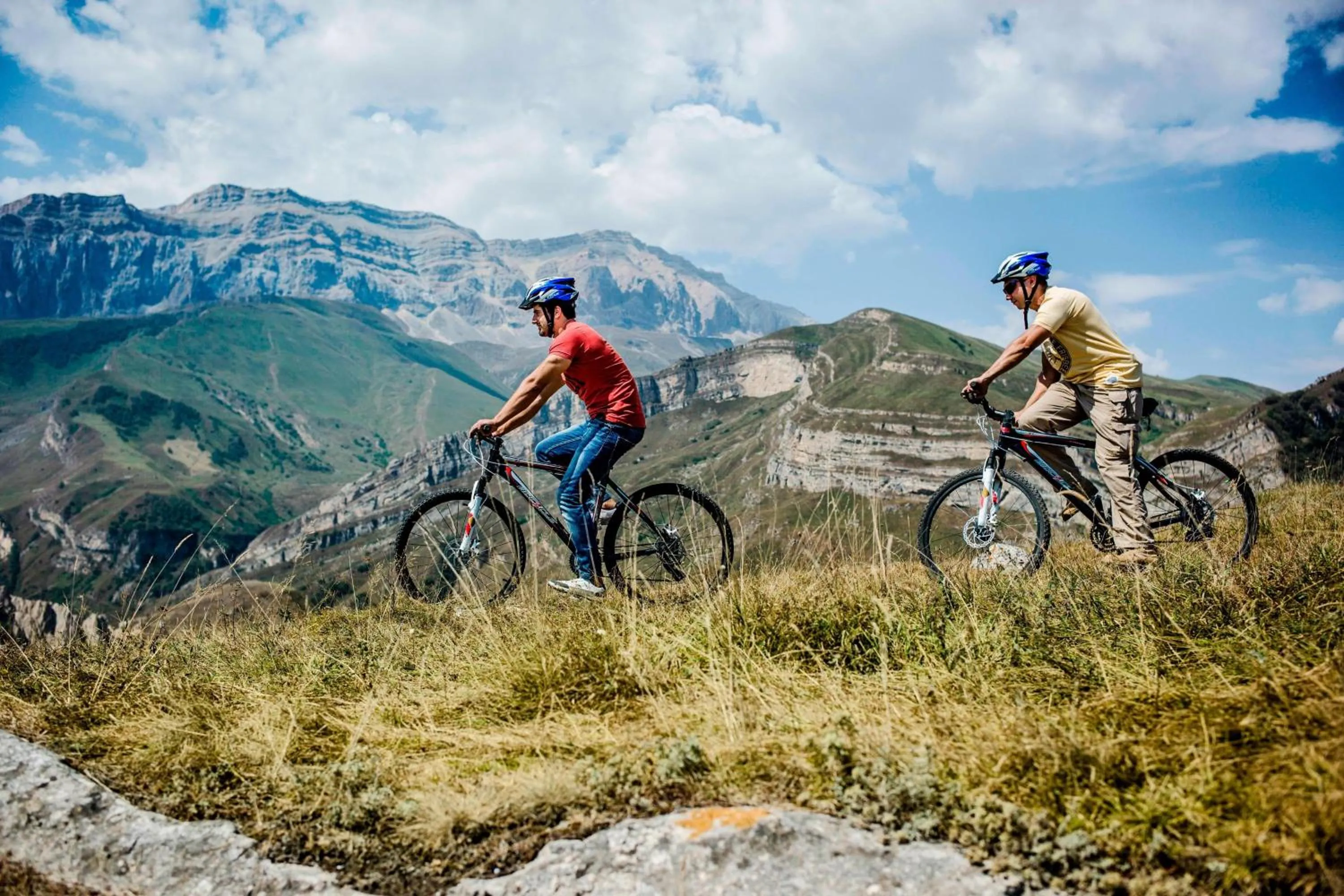 Cycling in Park Chalet, Shahdag, Autograph Collection