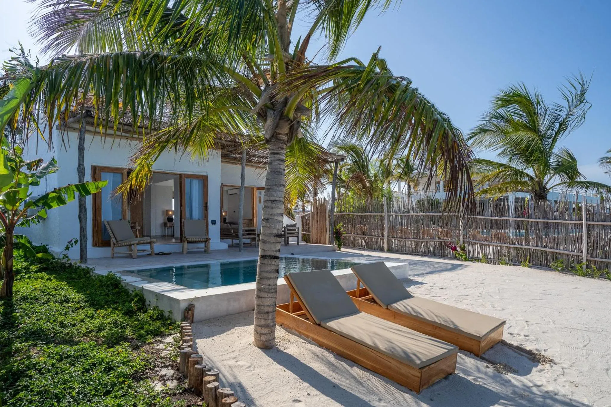 Patio in Kaskazi Hotel Zanzibar