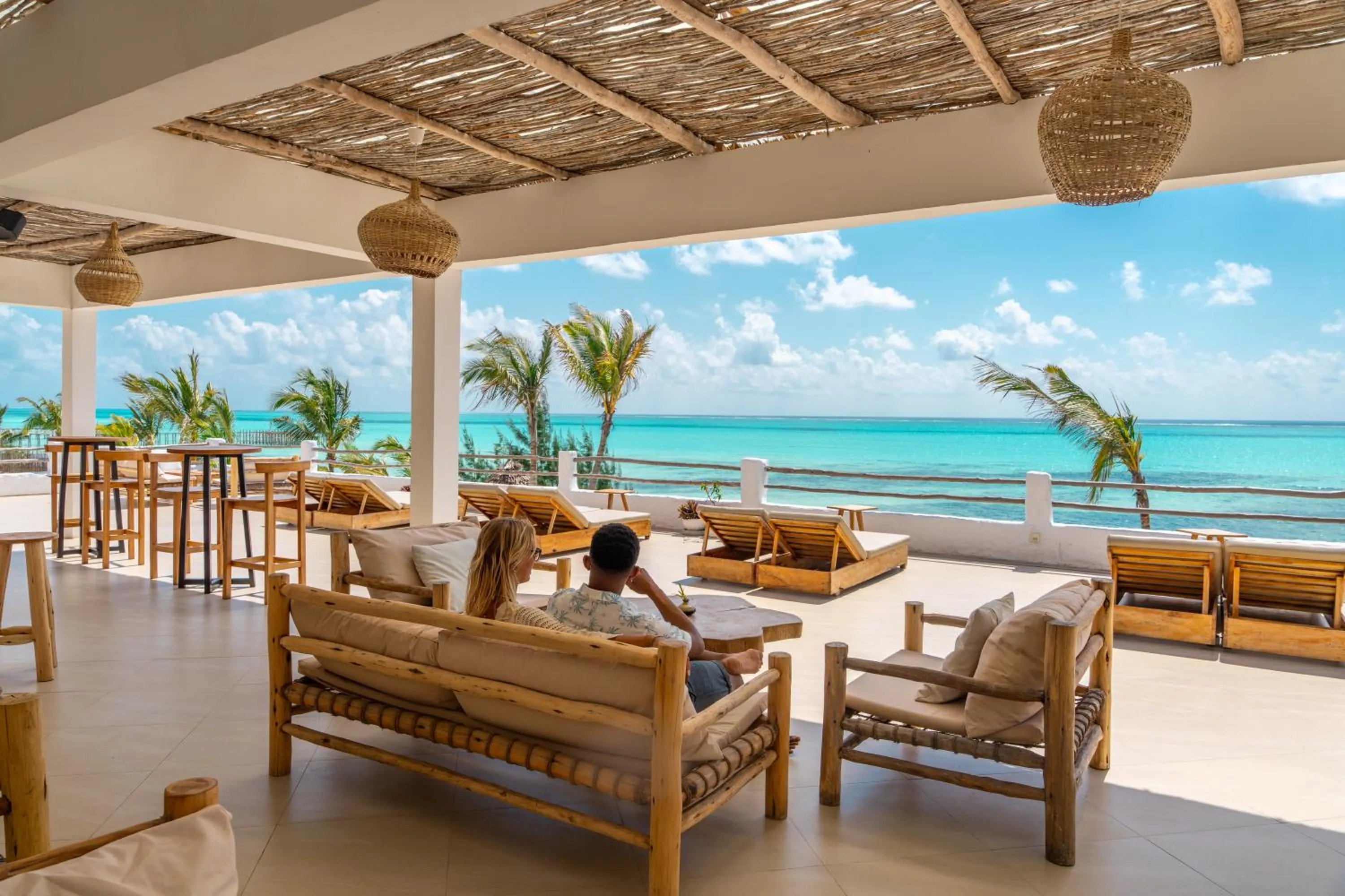 Patio in Kaskazi Hotel Zanzibar