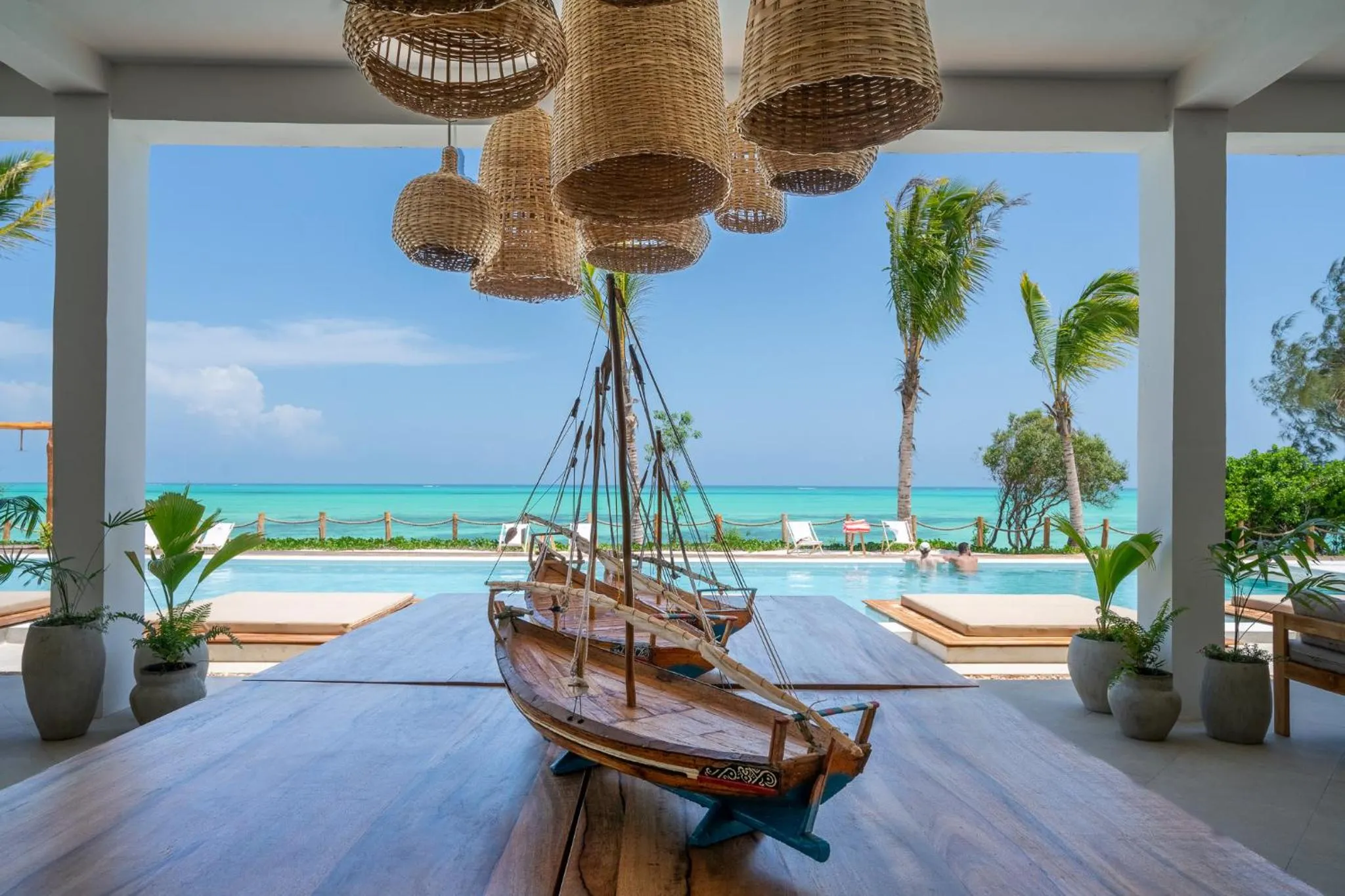 Restaurant/places to eat in Kaskazi Hotel Zanzibar
