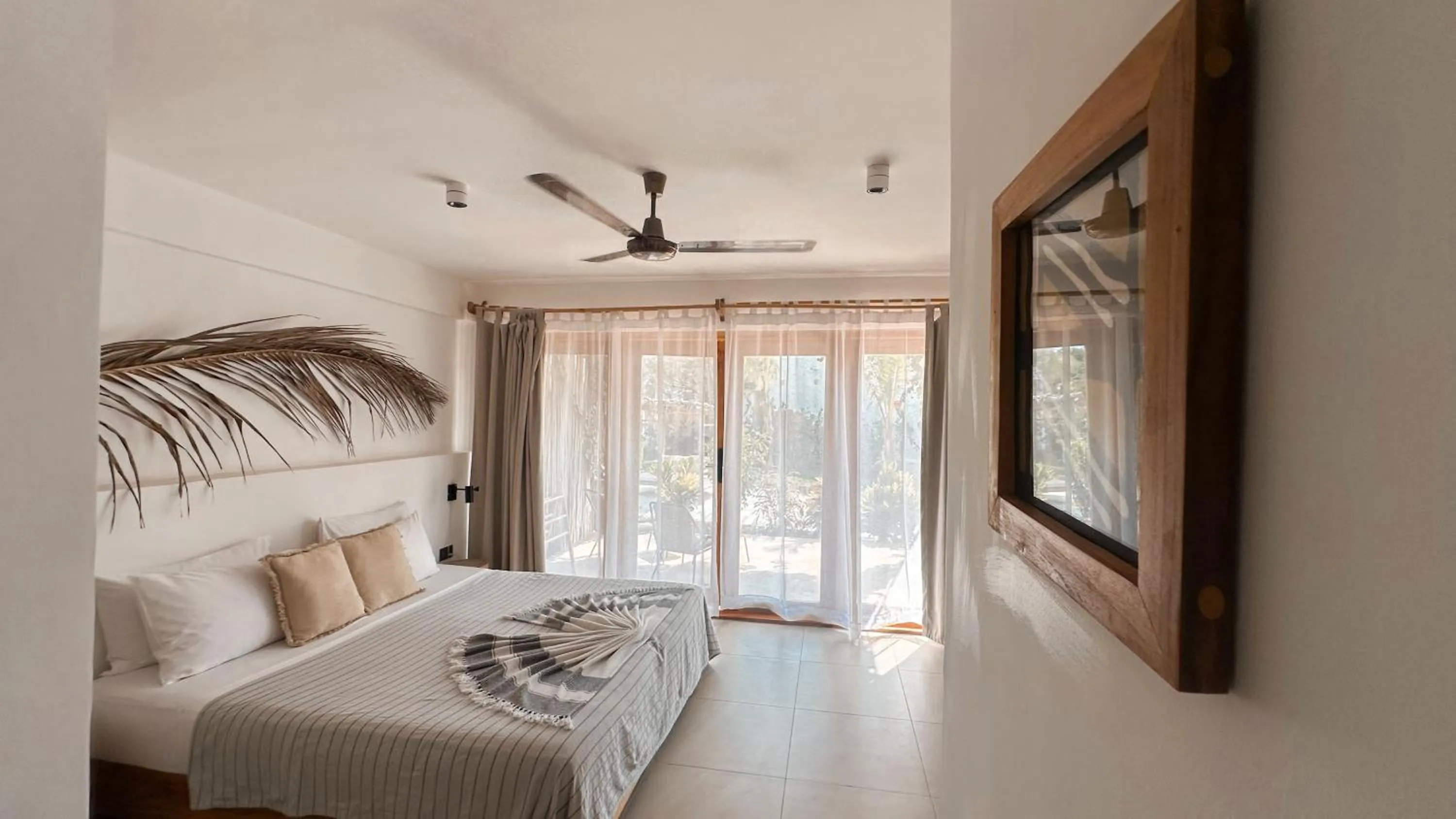Bed in Kaskazi Hotel Zanzibar