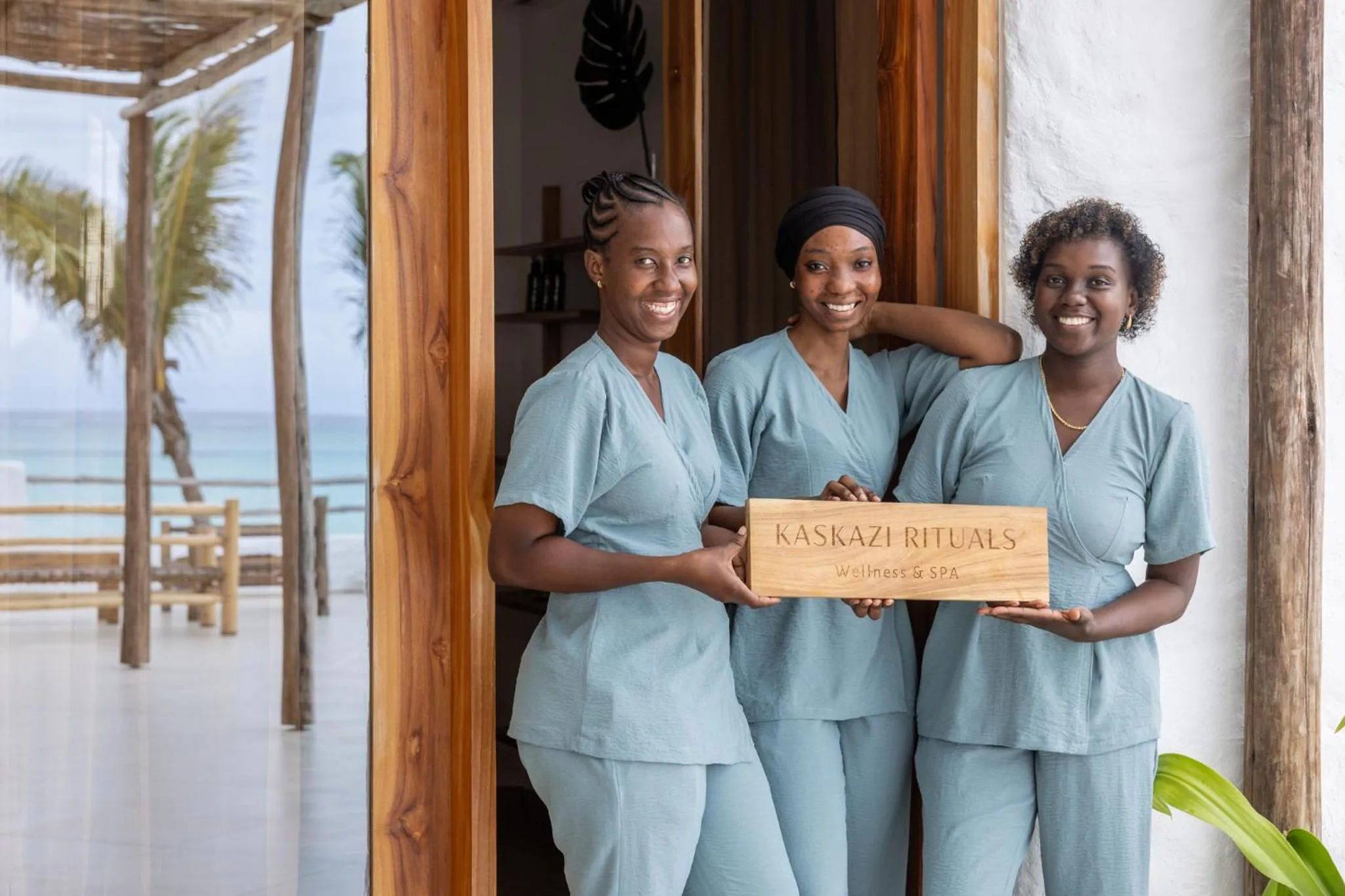 Staff in Kaskazi Hotel Zanzibar