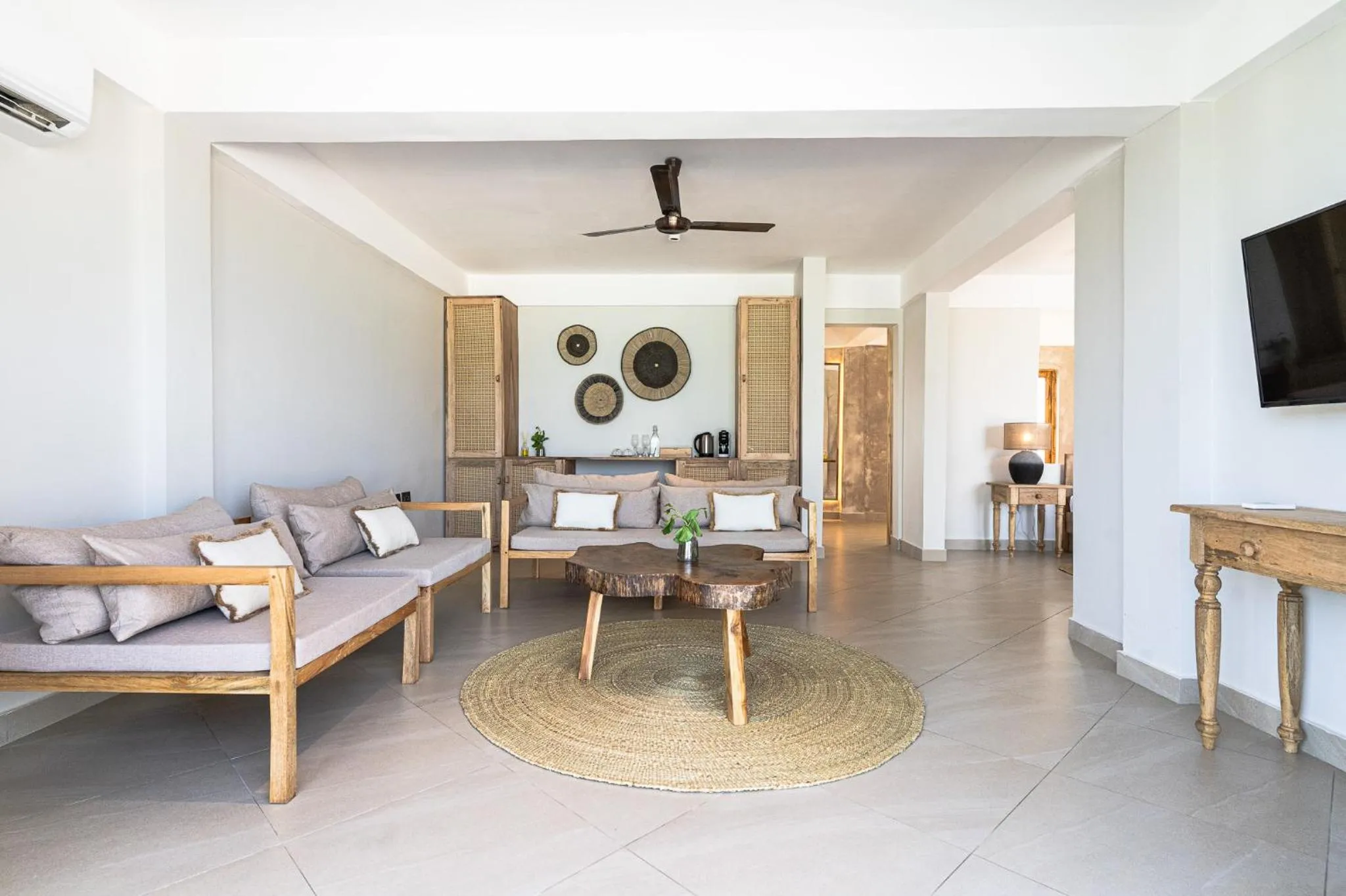 Living room in Kaskazi Hotel Zanzibar