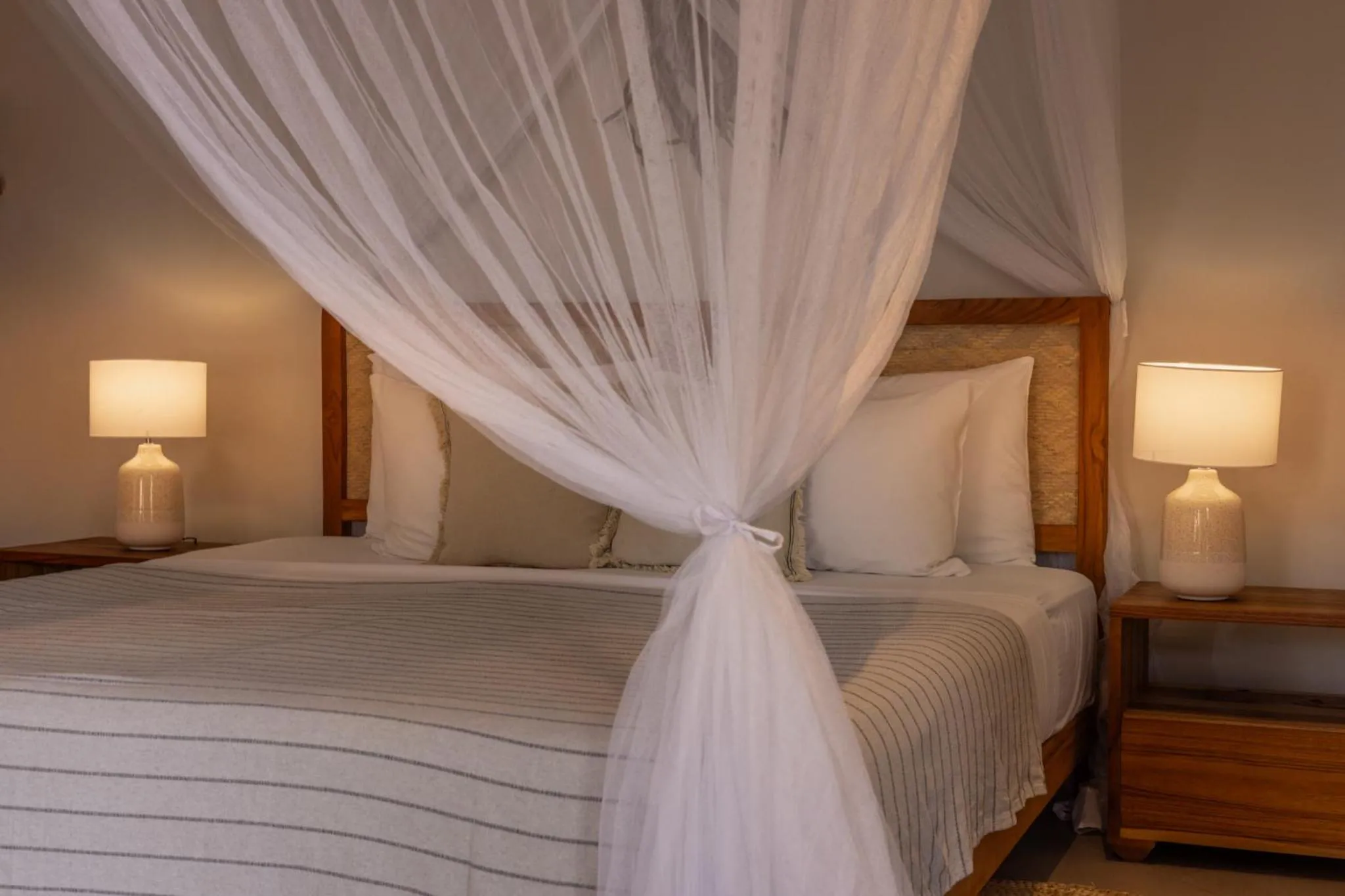 Bed in Kaskazi Hotel Zanzibar