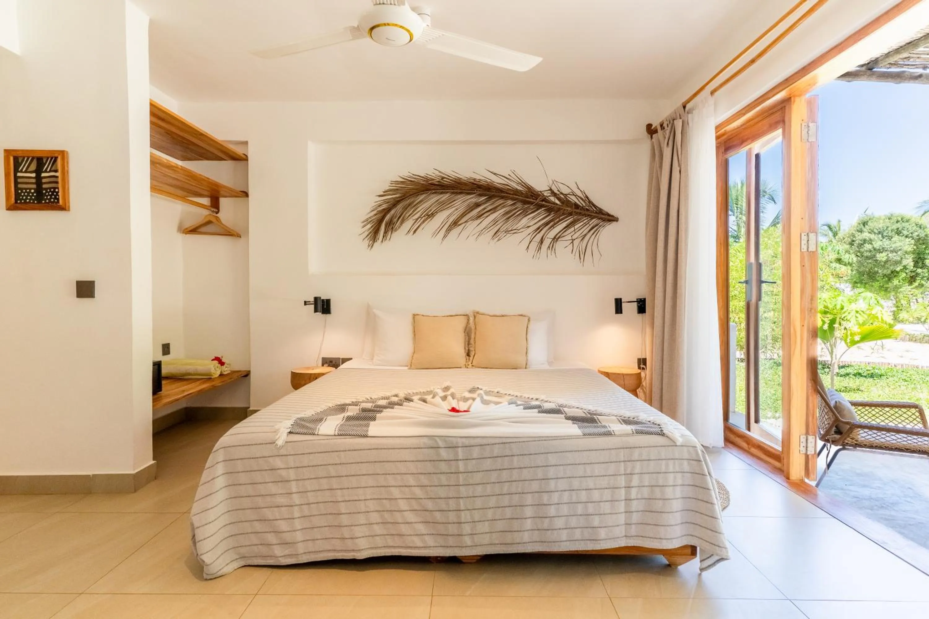 Bedroom, Bed in Kaskazi Hotel Zanzibar