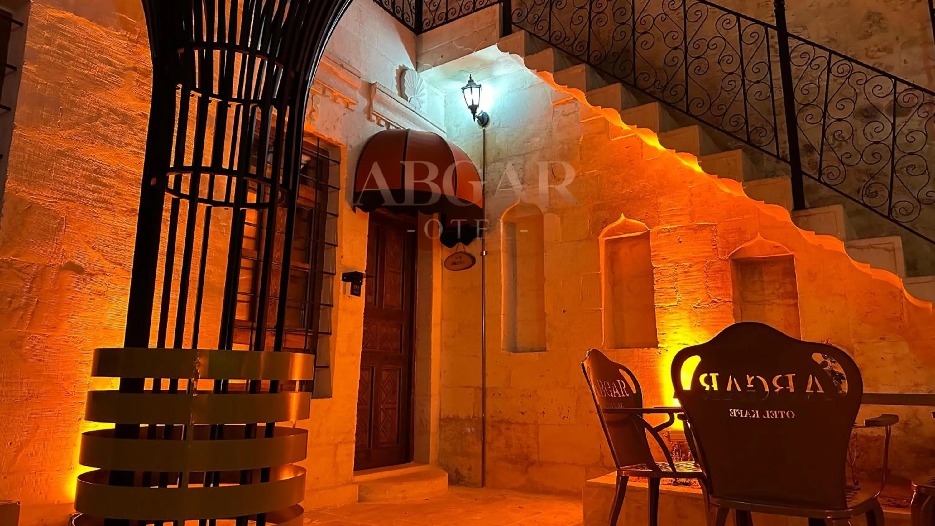 Inner courtyard view in ABGAR Otel
