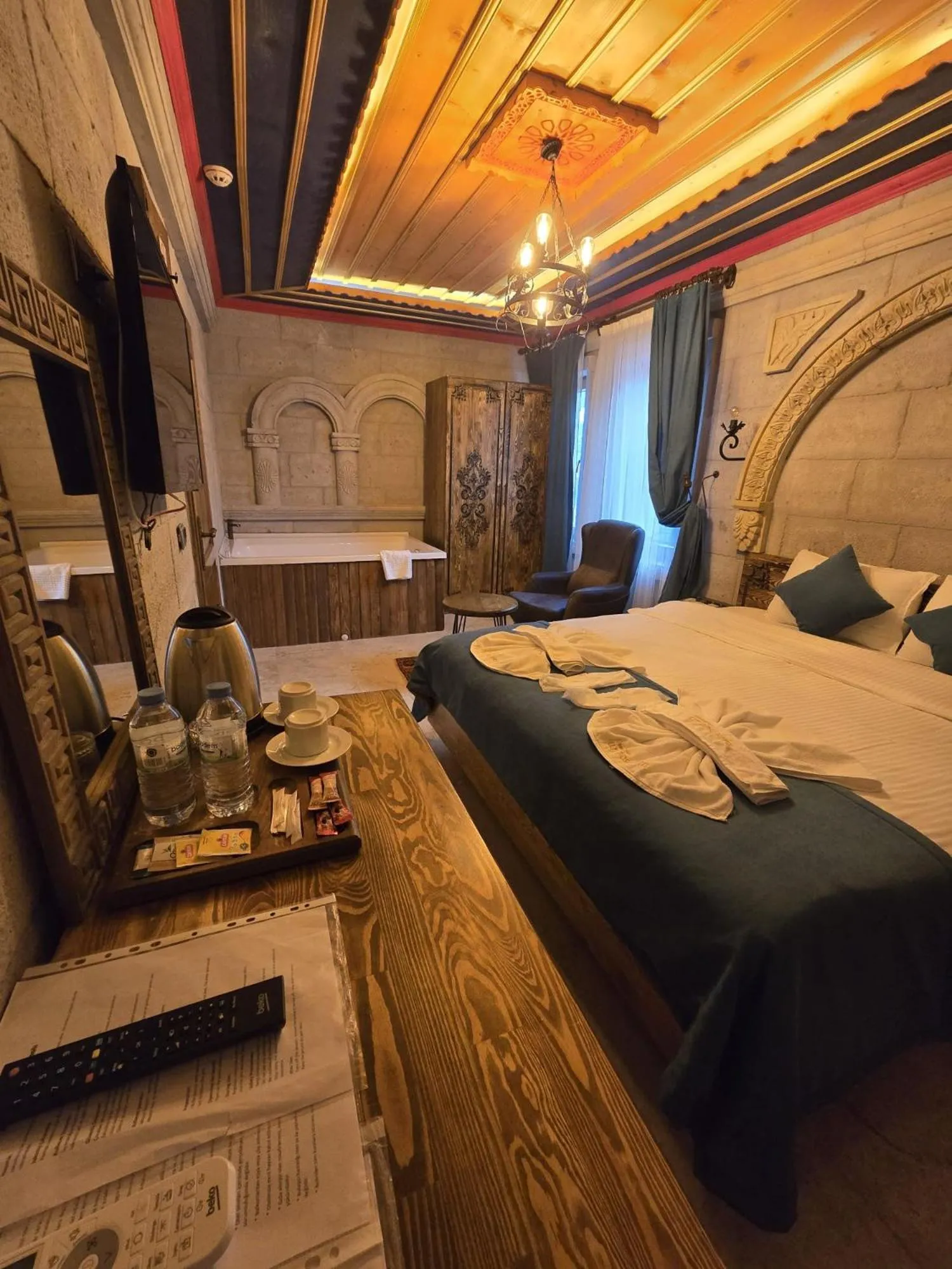 Bed in Elite Rose Cappadocia