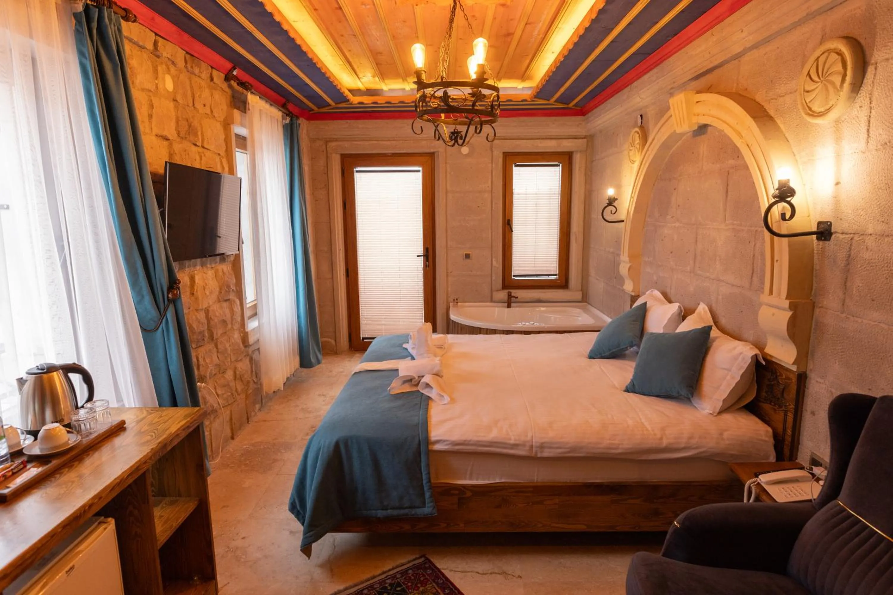 Bed in Elite Rose Cappadocia