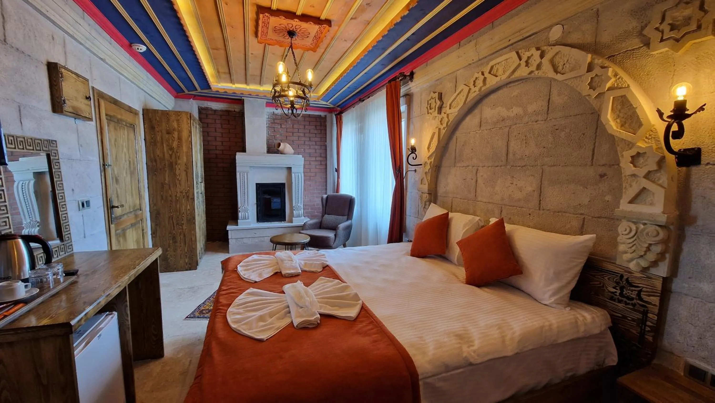 Bed in Elite Rose Cappadocia