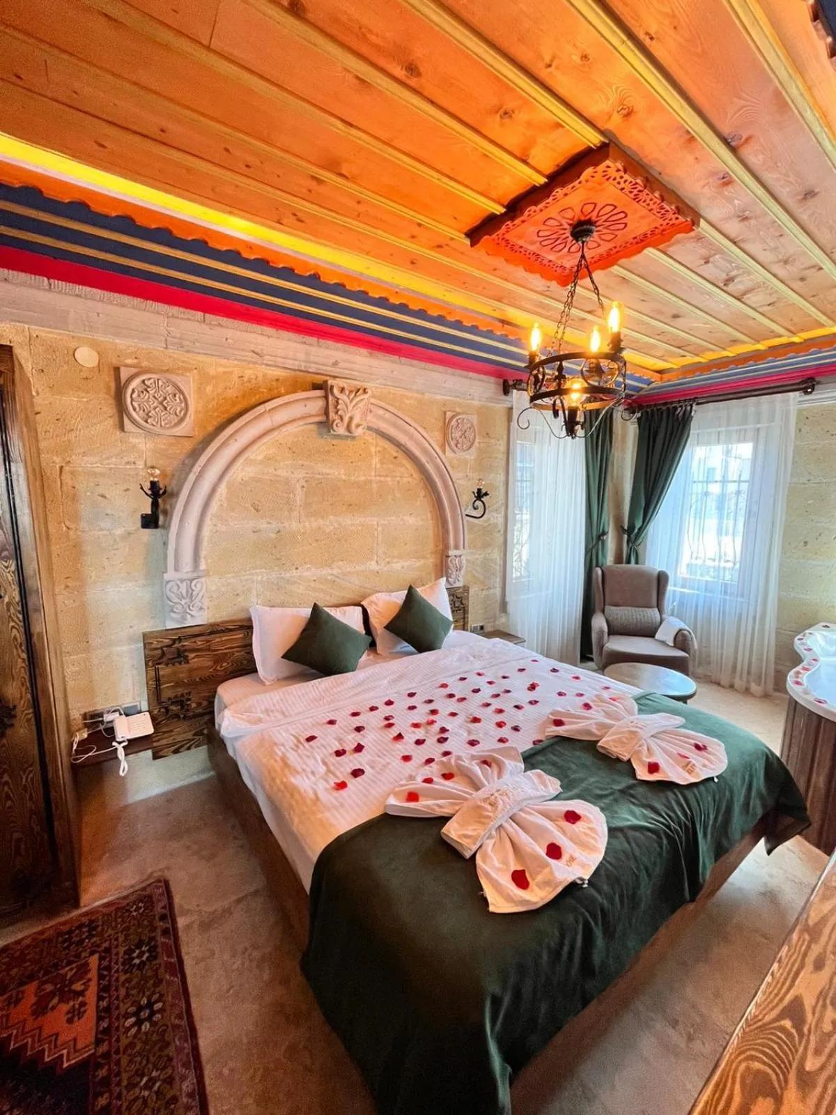 Bed in Elite Rose Cappadocia