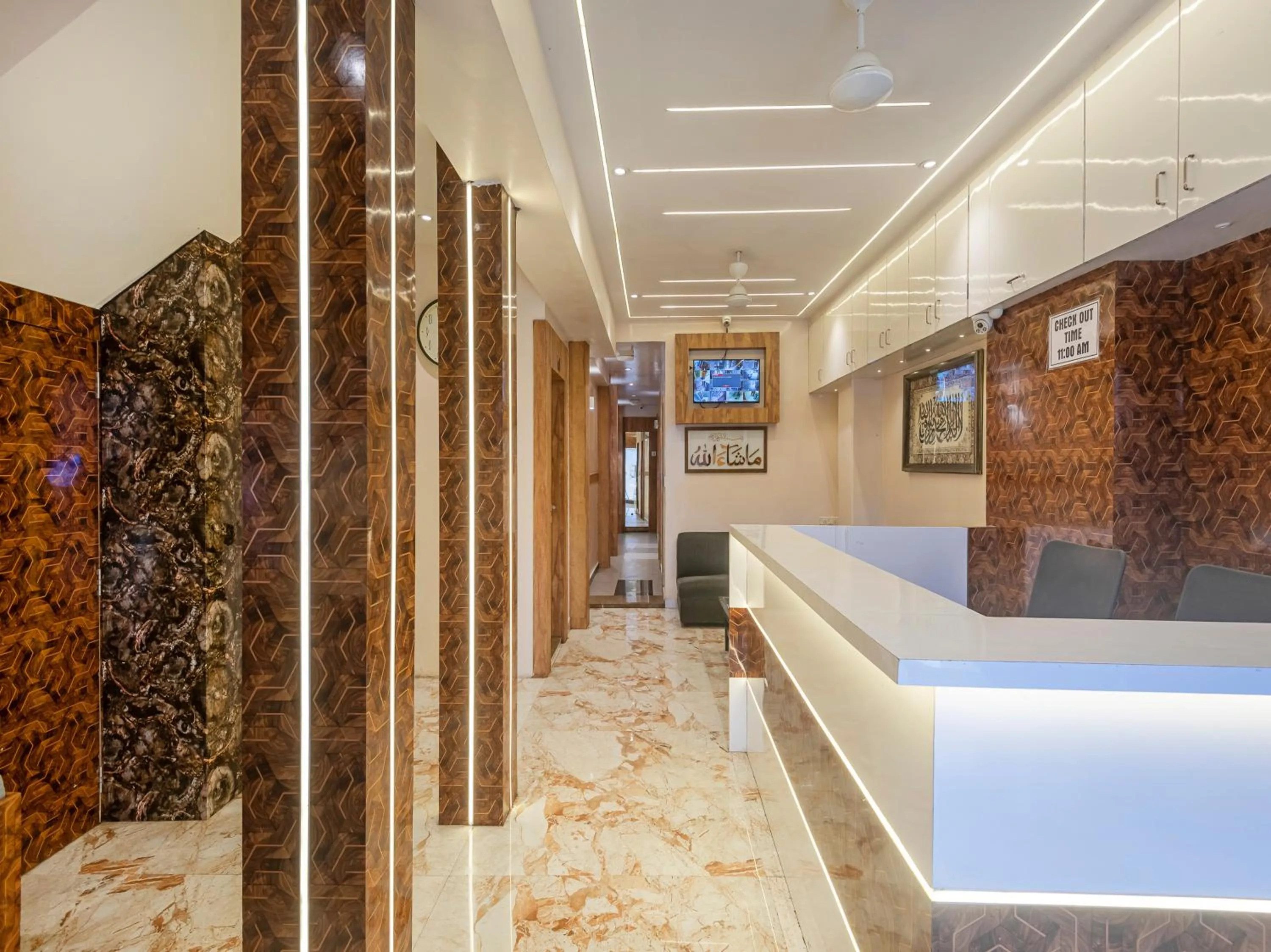 Seating area in Hotel Al Madina palace