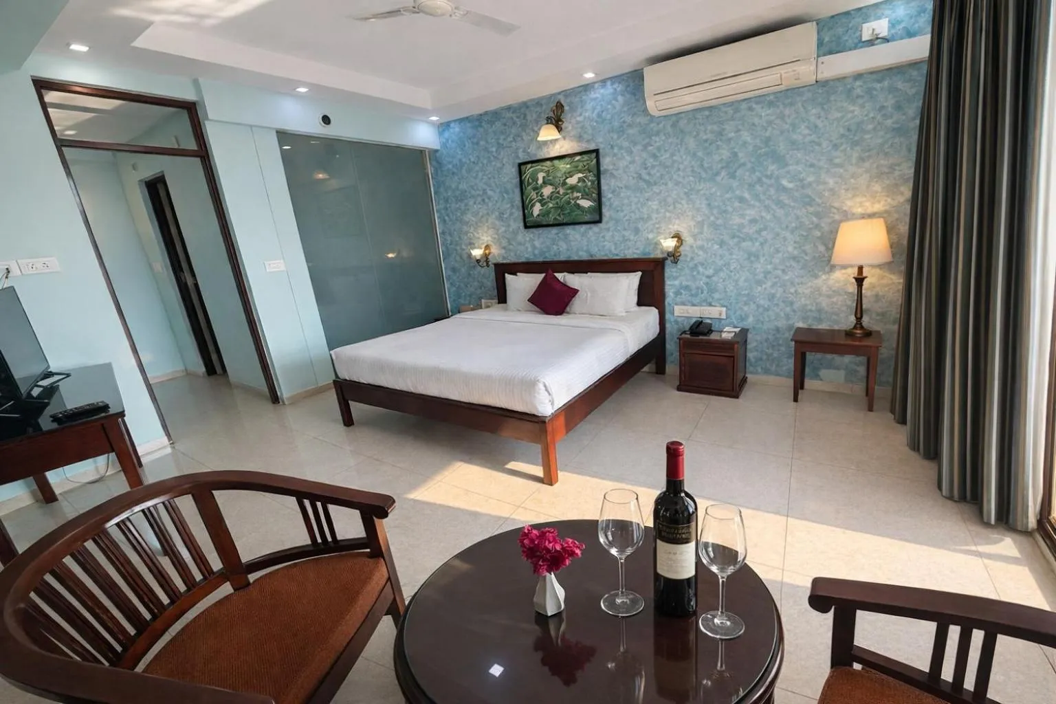 Bedroom, Bed in Praia Da Oura Boutique Resort ,Goa