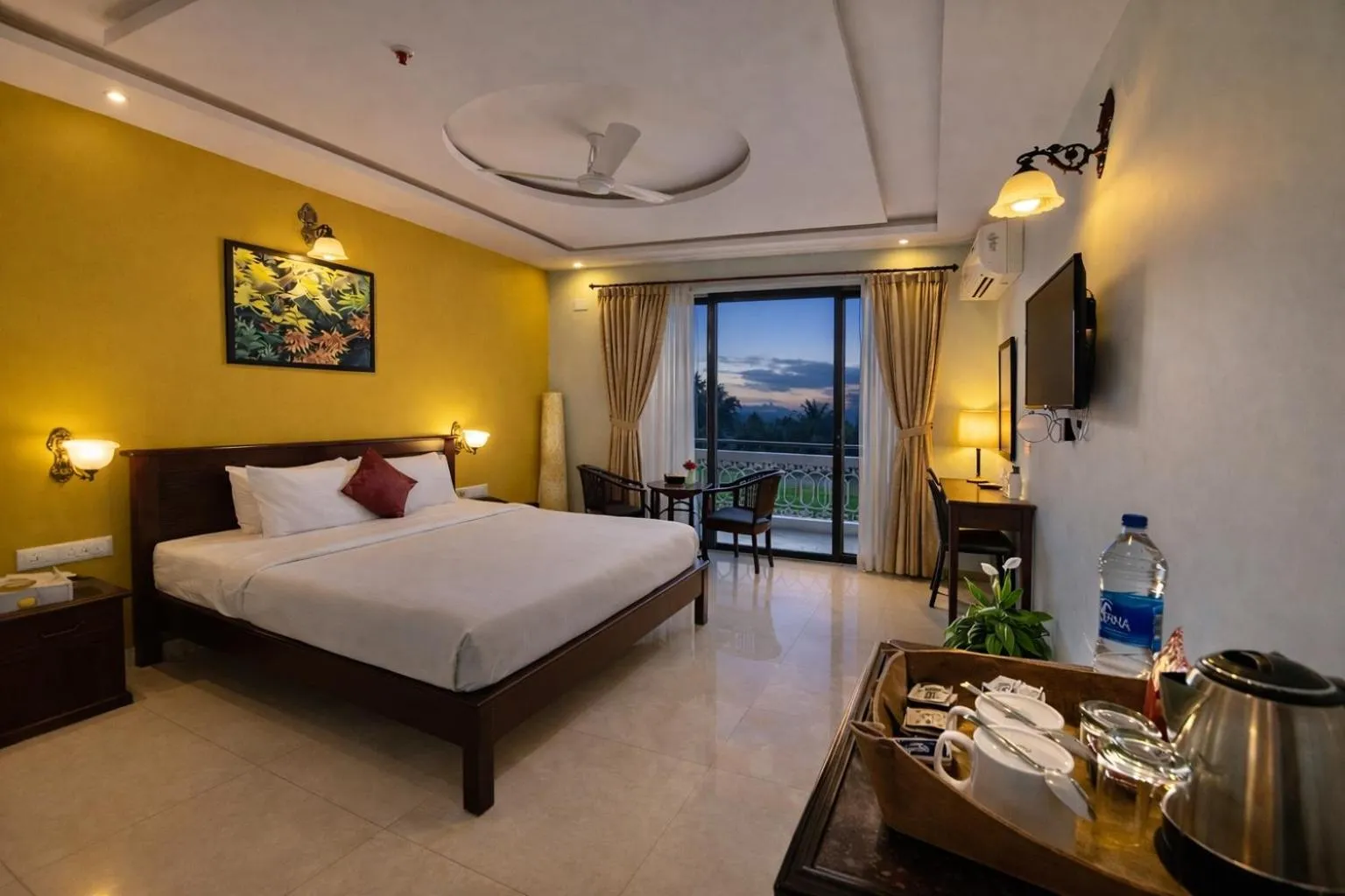 Bedroom, Bed in Praia Da Oura Boutique Resort ,Goa
