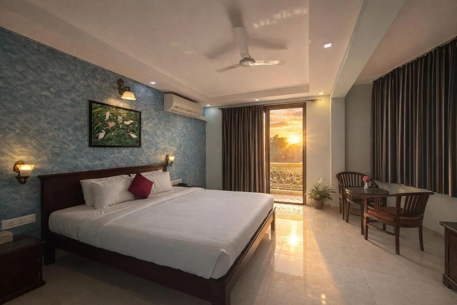 Bedroom, Bed in Praia Da Oura Boutique Resort ,Goa