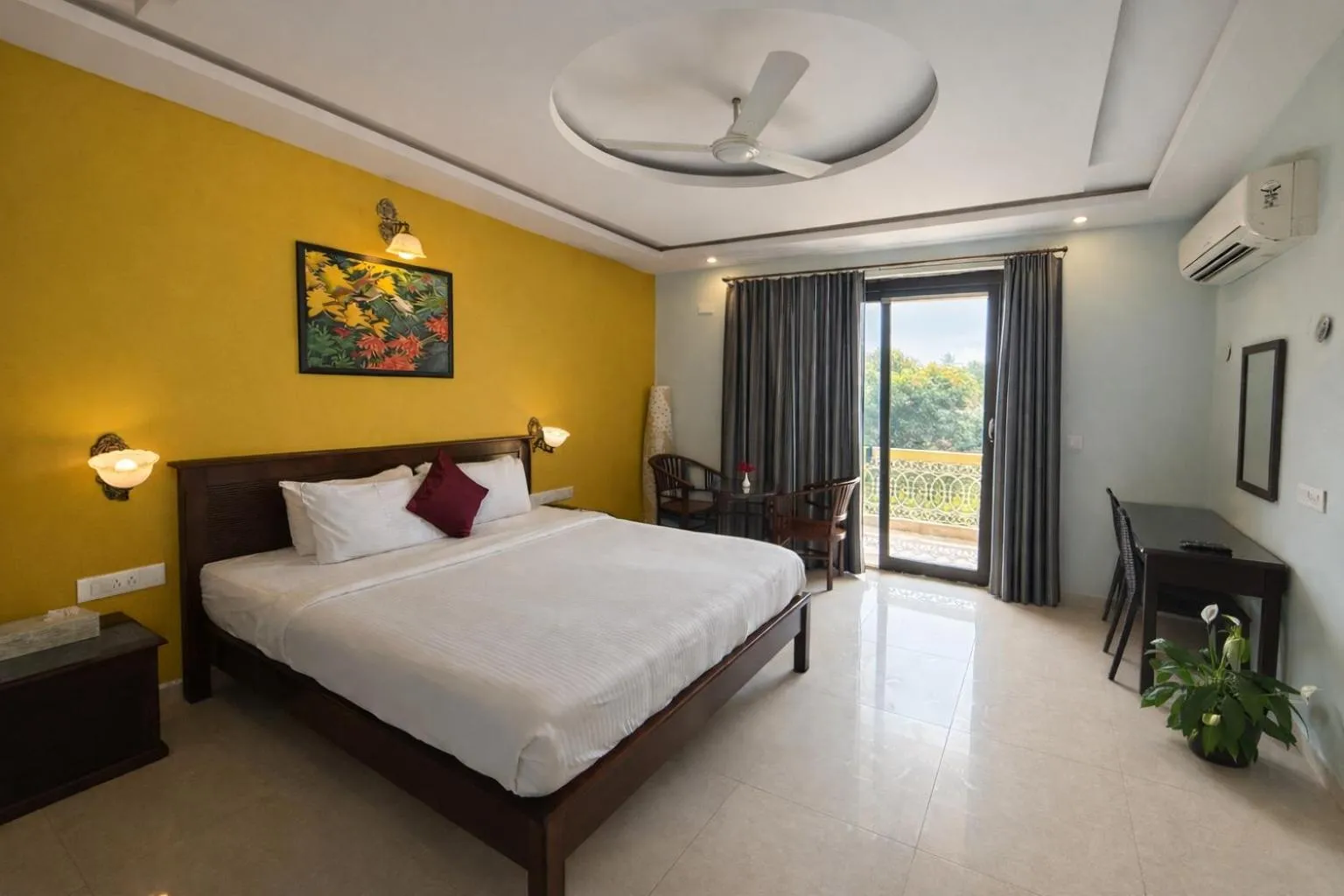 Bedroom, Bed in Praia Da Oura Boutique Resort ,Goa