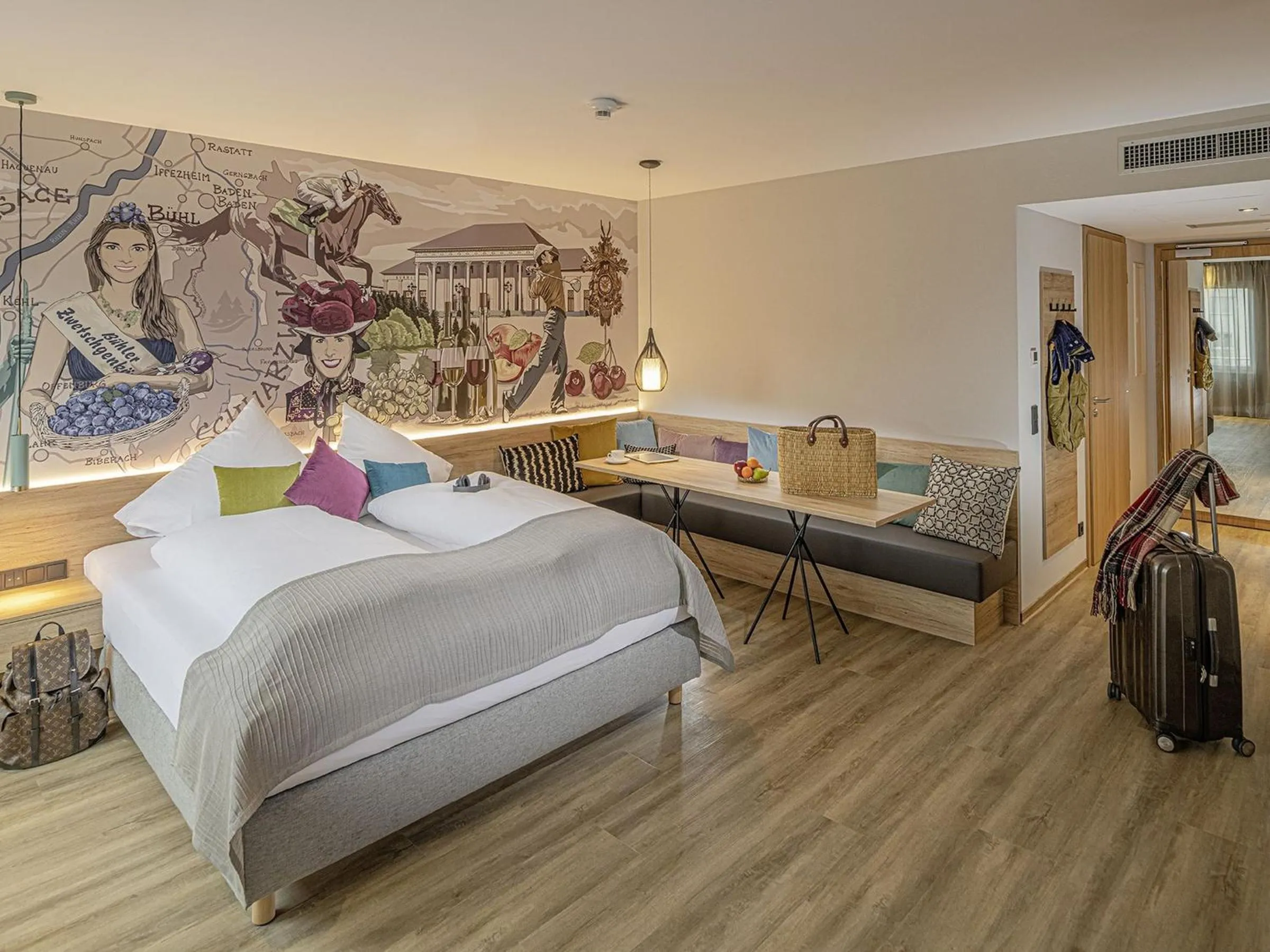 Bed in Adoro Aparthotel