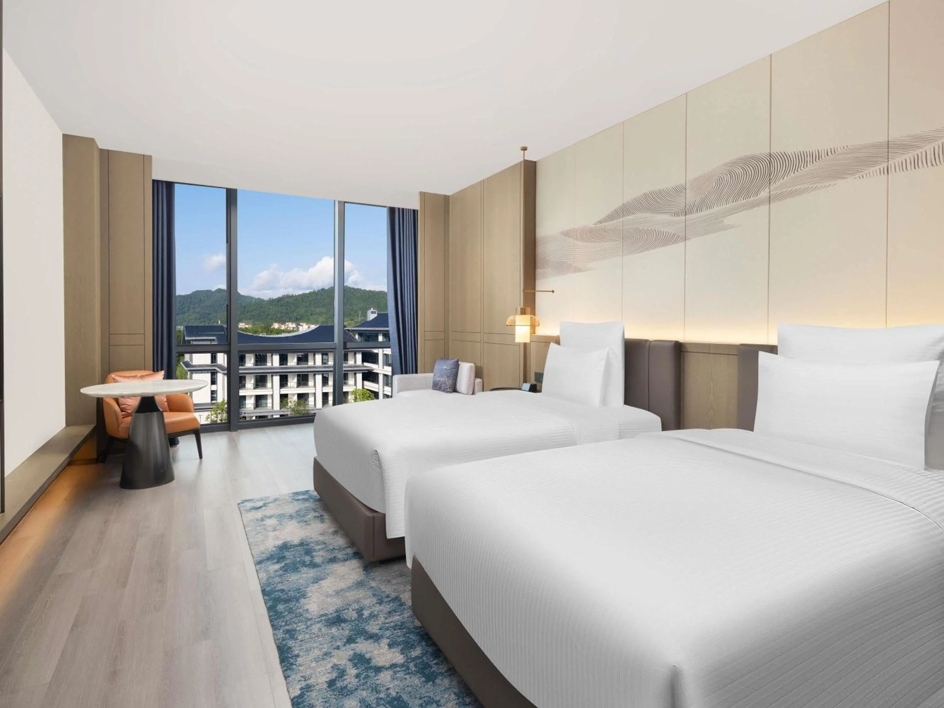 Deluxe Executive Twin Room with Lounge Access in Pullman Taizhou Shenxianju