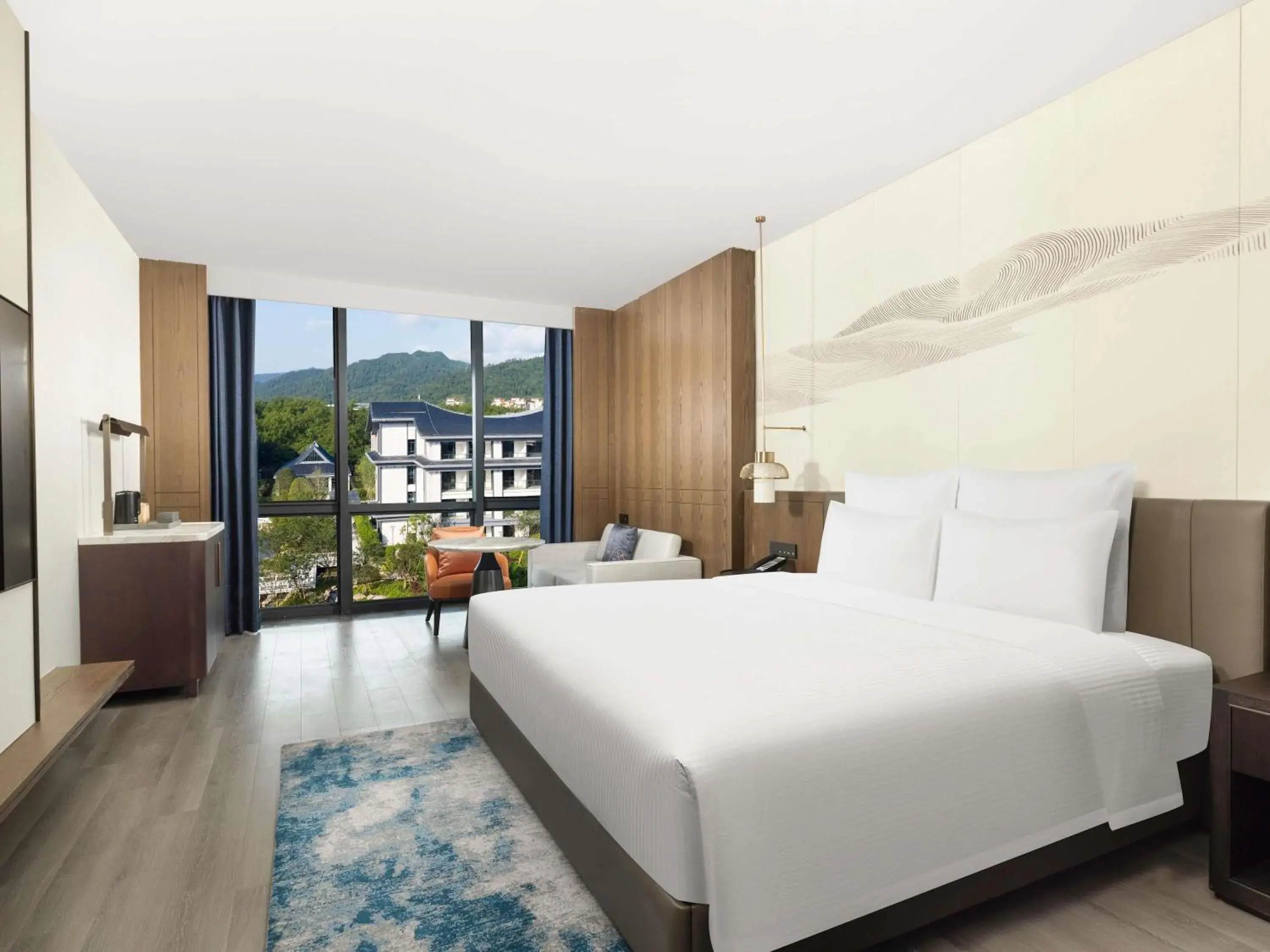 Executive King Bed Room in Pullman Taizhou Shenxianju Executive King Bed Room in Pullman Taizhou Shenxianju