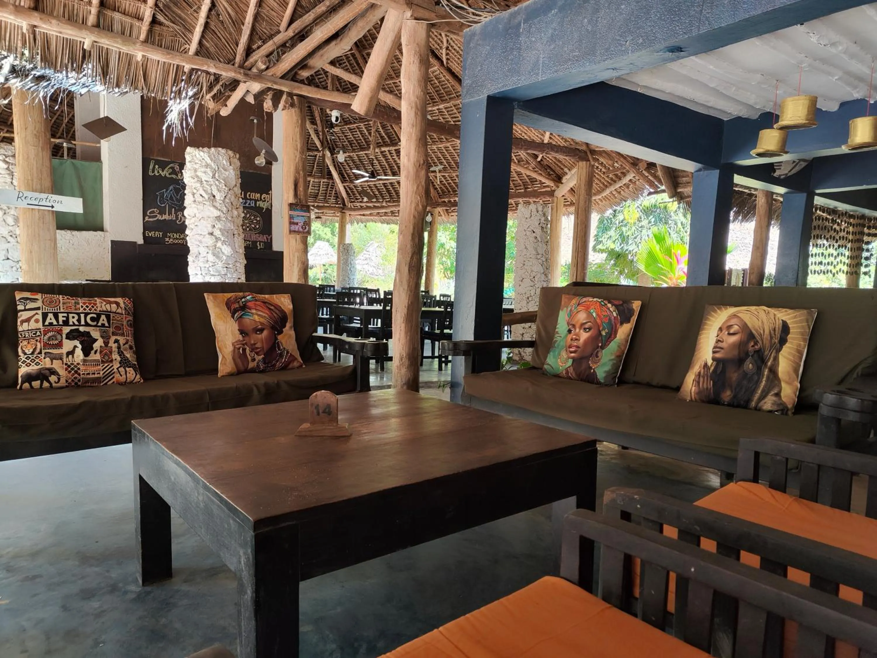 Restaurant/places to eat in Paje By Night Bungalows