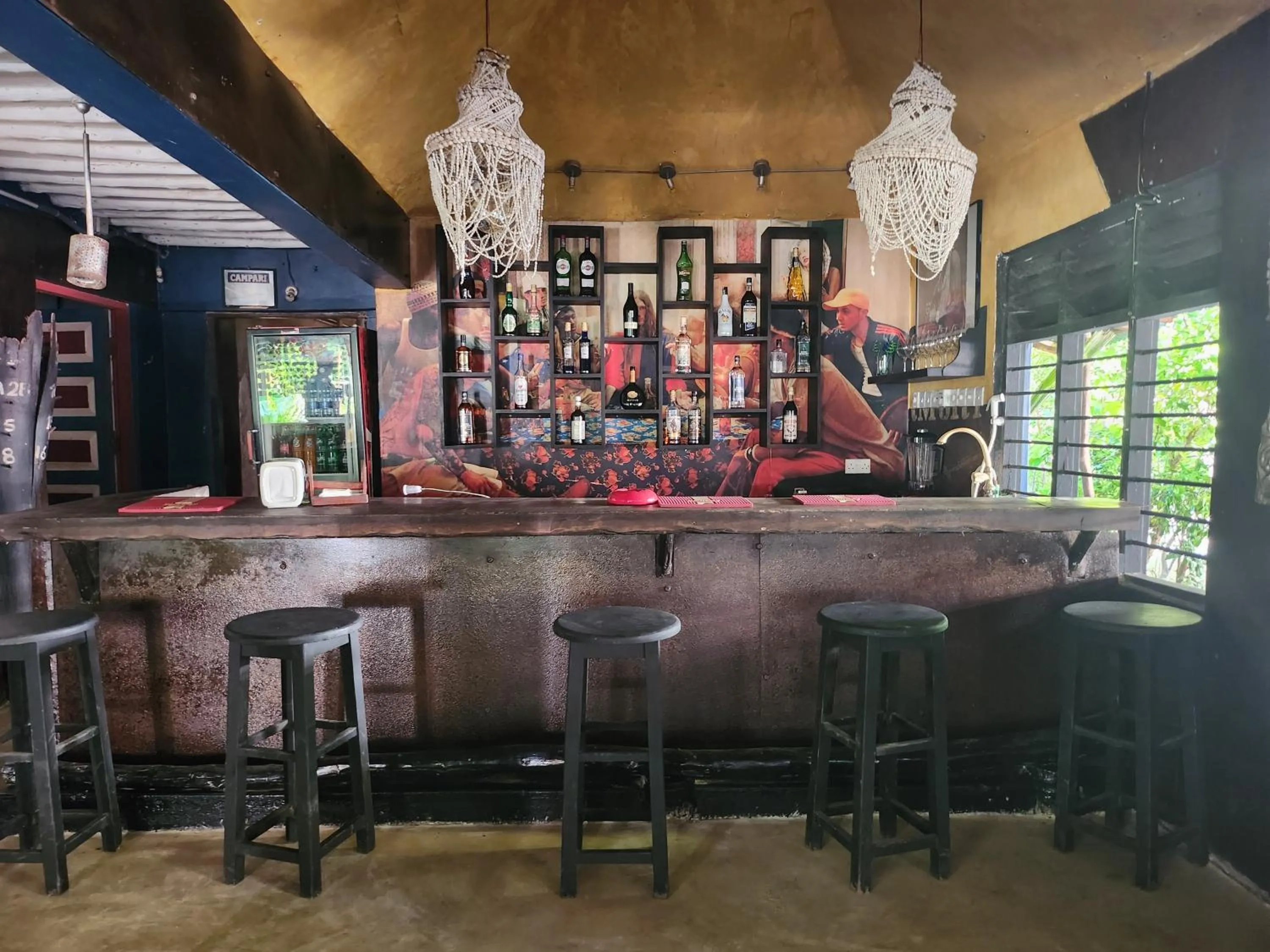 Lounge or bar in Paje By Night Bungalows