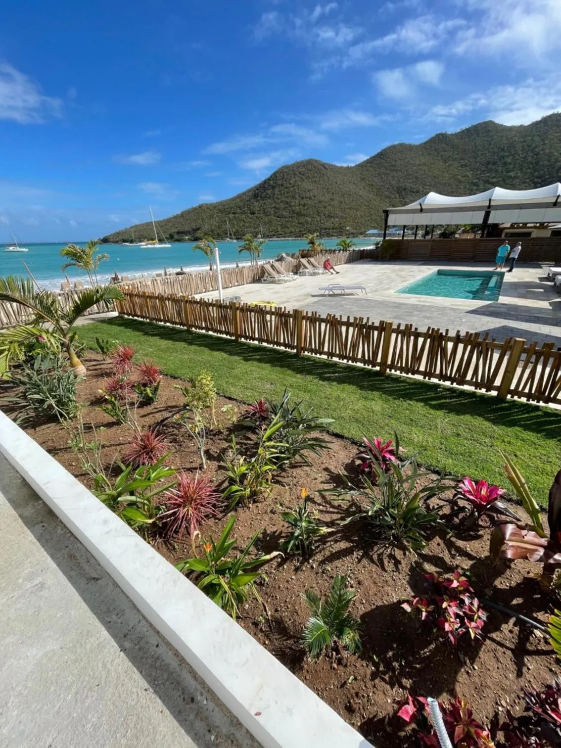 Swimming pool in Le Domaine Anse Marcel Beach Resort