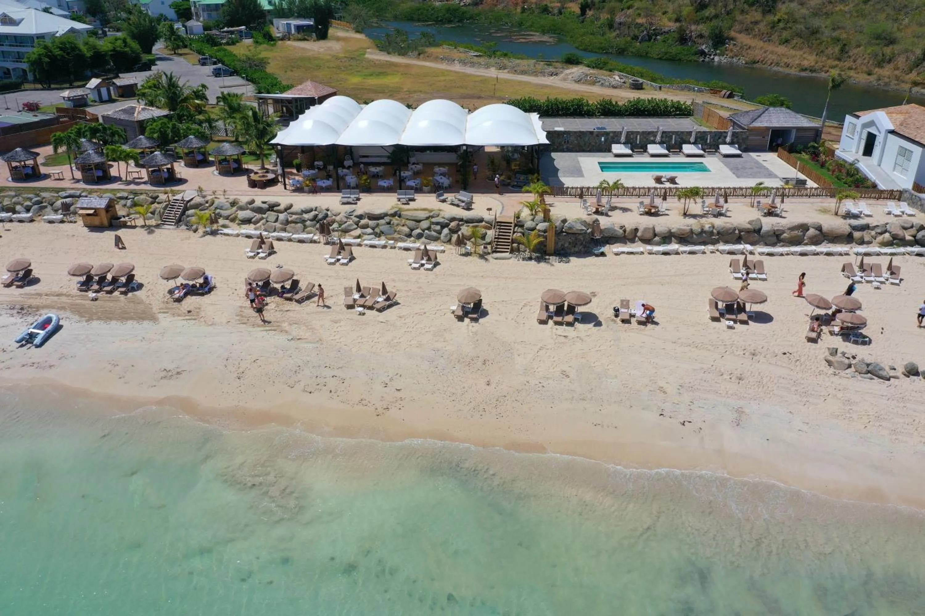Restaurant/places to eat in Le Domaine Anse Marcel Beach Resort