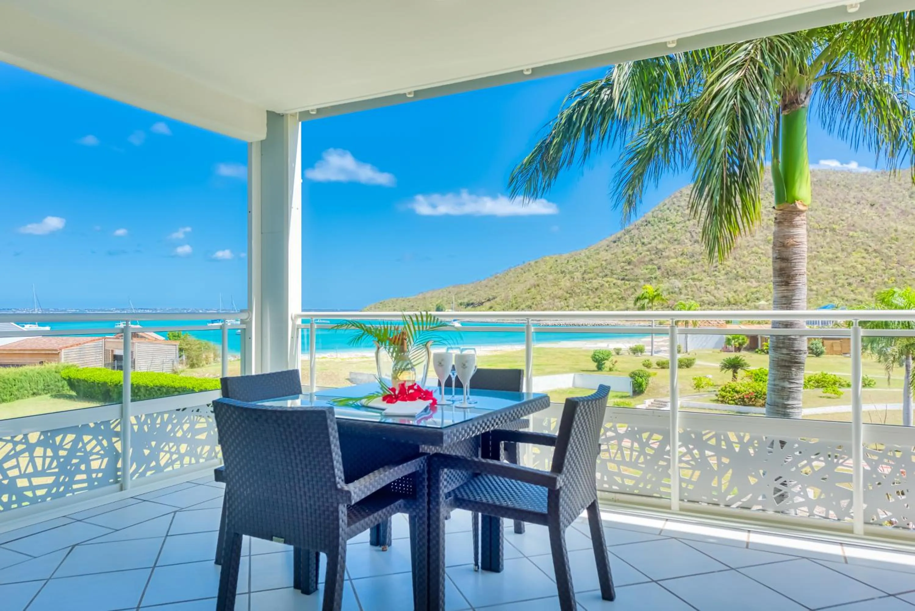 Sea view in Le Domaine Anse Marcel Beach Resort