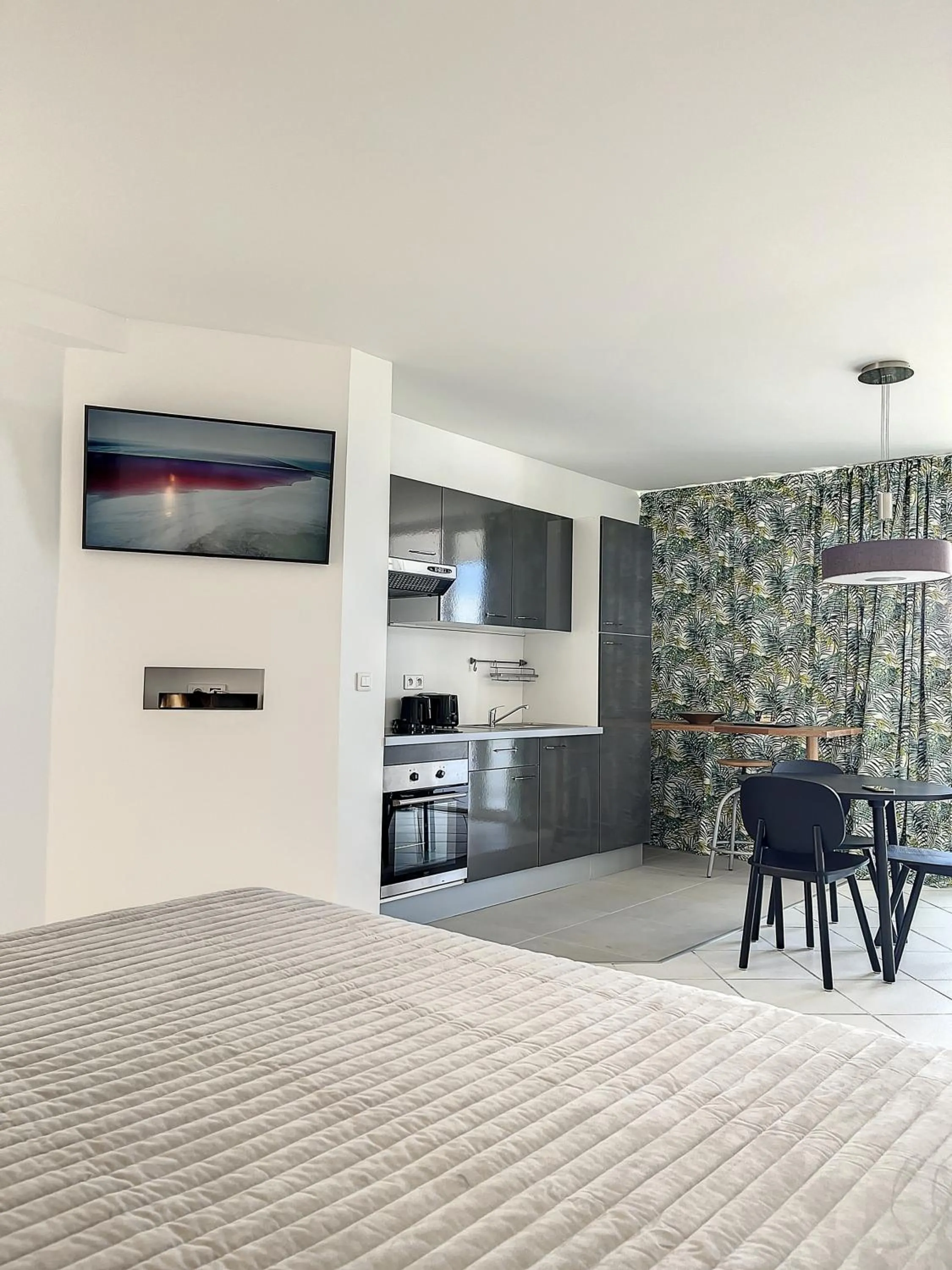 Kitchen or kitchenette in Le Domaine Anse Marcel Beach Resort