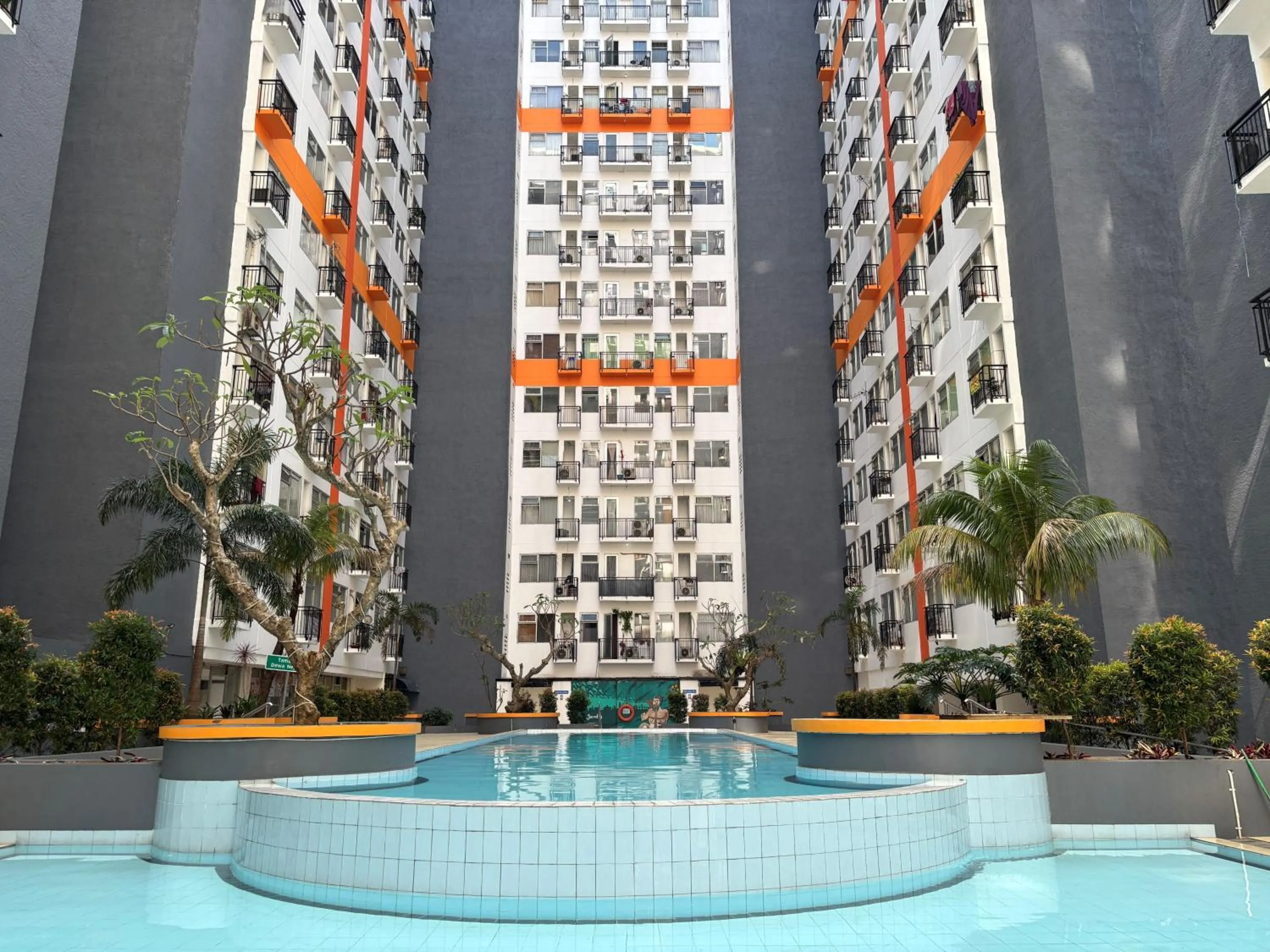 Pool view in The Jarrdin Apartment Hotels by Ironman