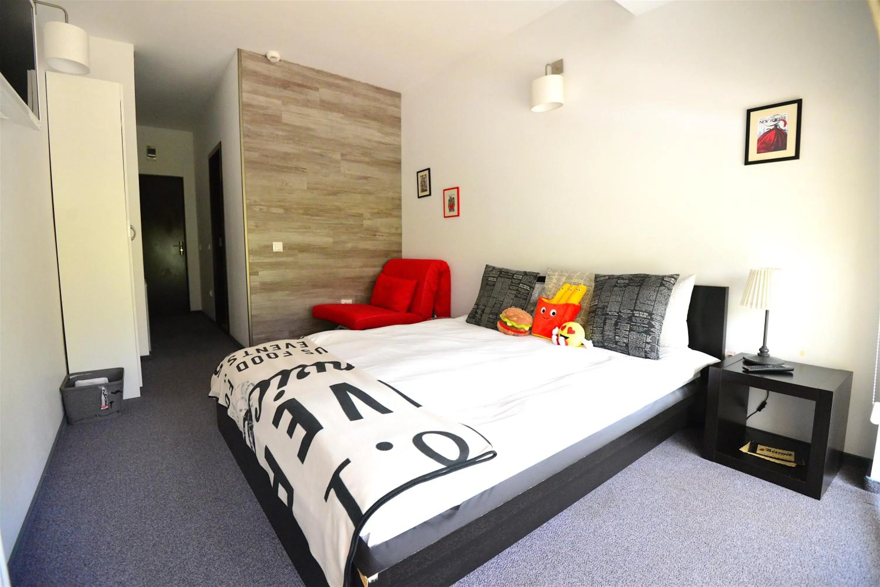 Bed in Hotel Biscuit