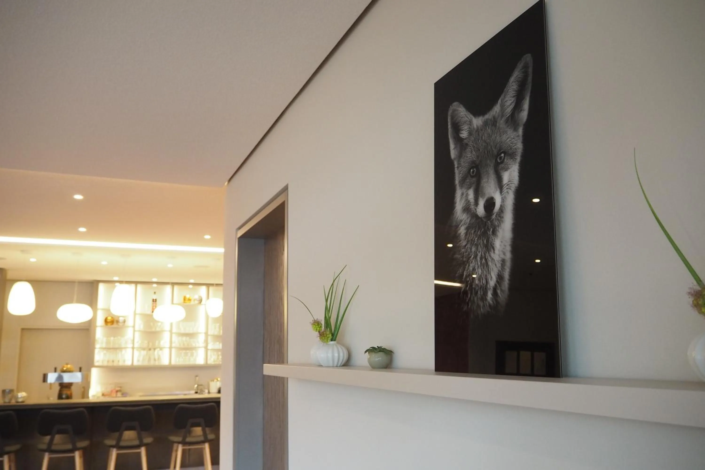 Lobby or reception in Hotel Fuchsen