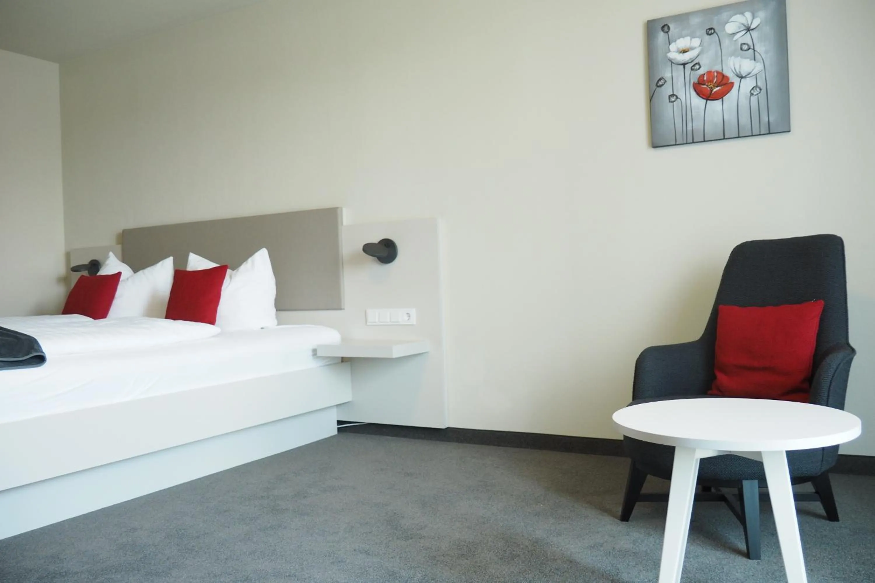 Bed in Hotel Fuchsen