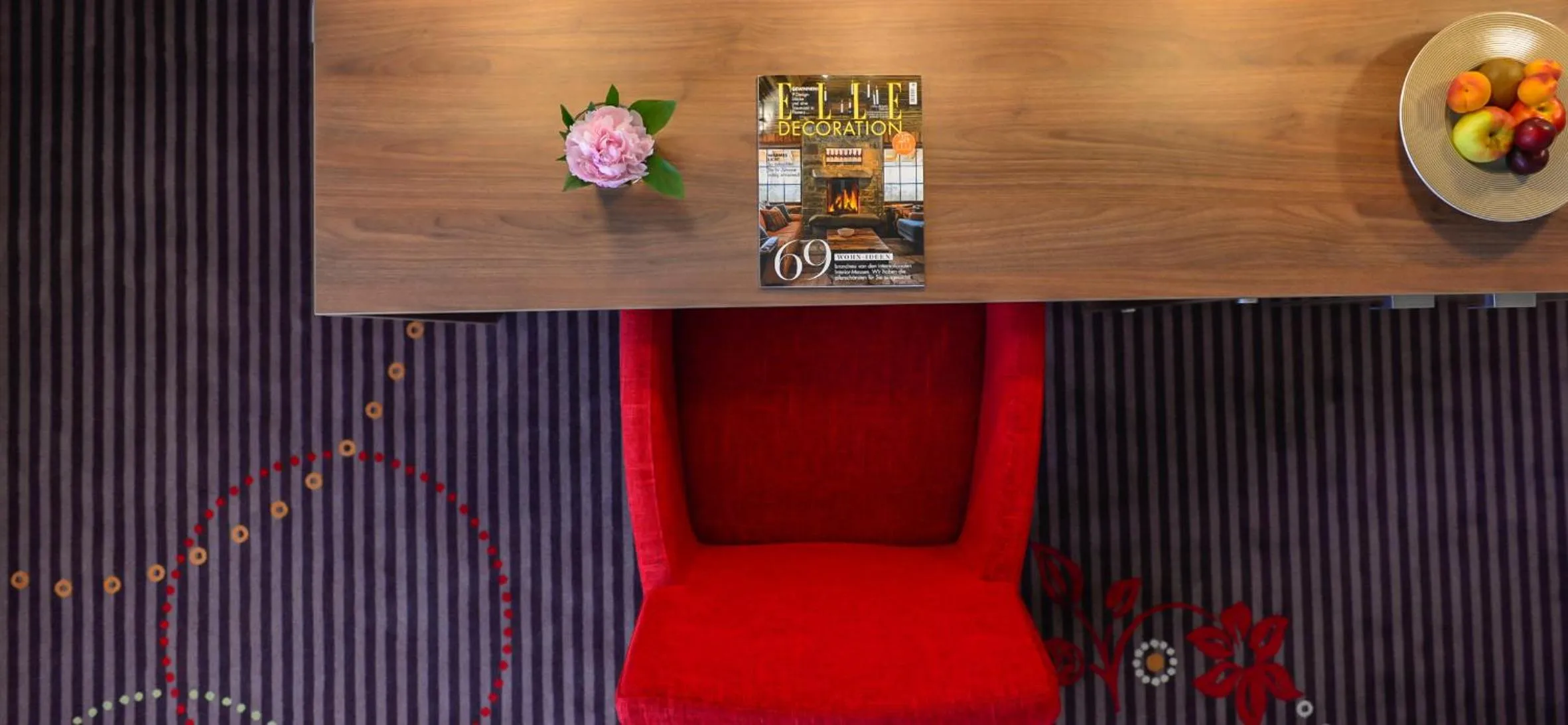 Decorative detail in Hotel Fuchsen