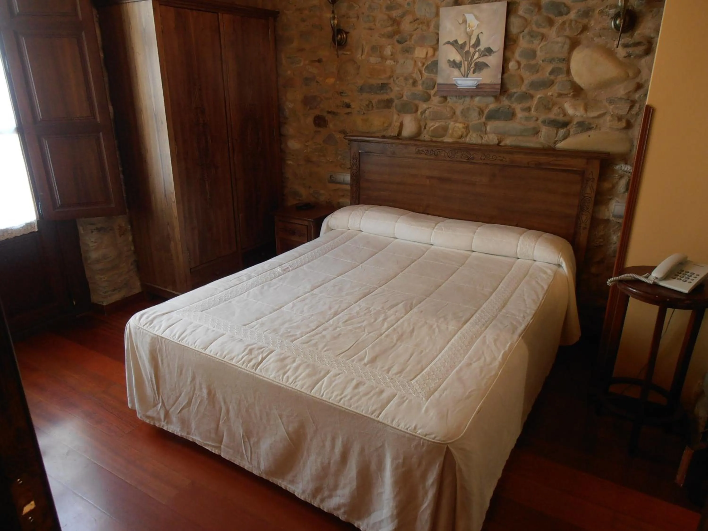 Bed in Hostal Virgen de la Encina