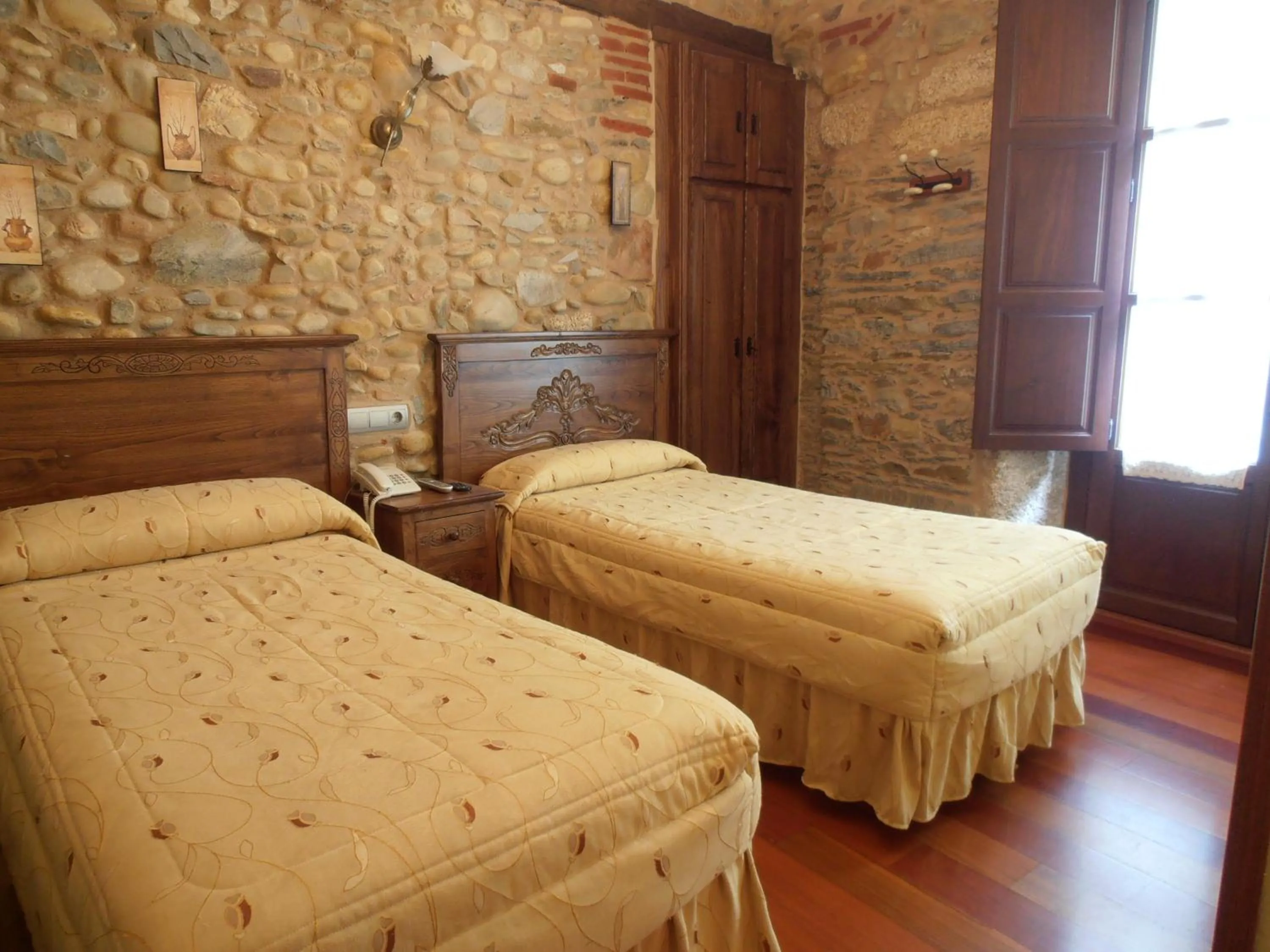 Bed in Hostal Virgen de la Encina