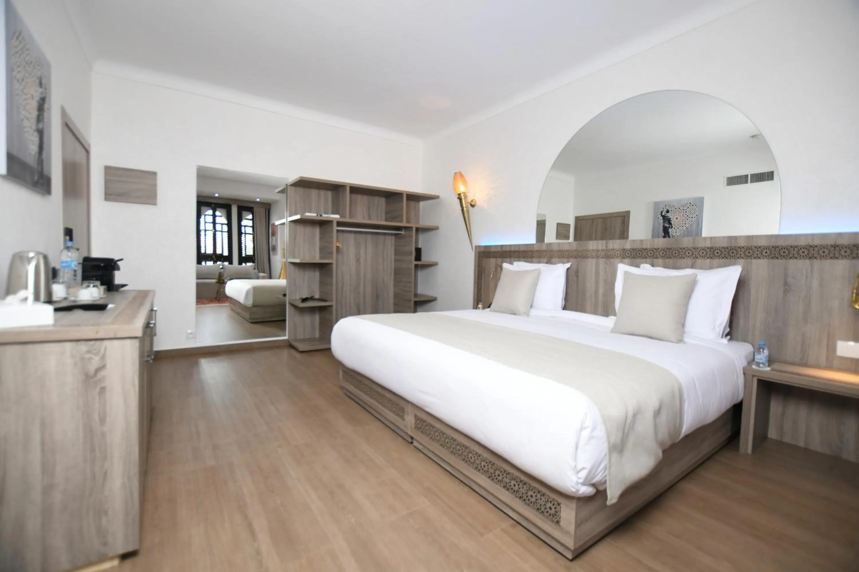 Bed in 555 Hotel Clubbing Adults Only