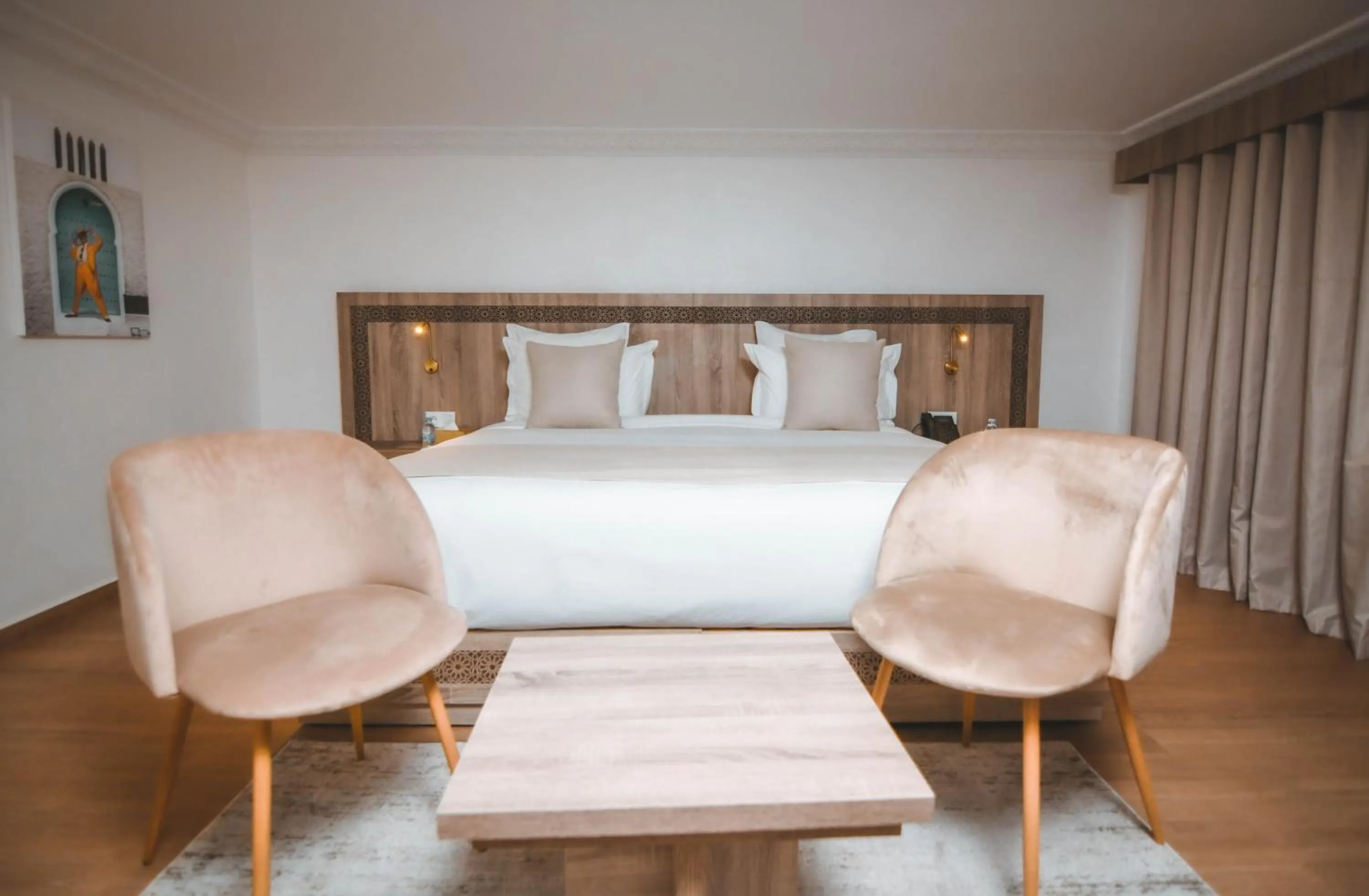 Bed in 555 Hotel Clubbing Adults Only