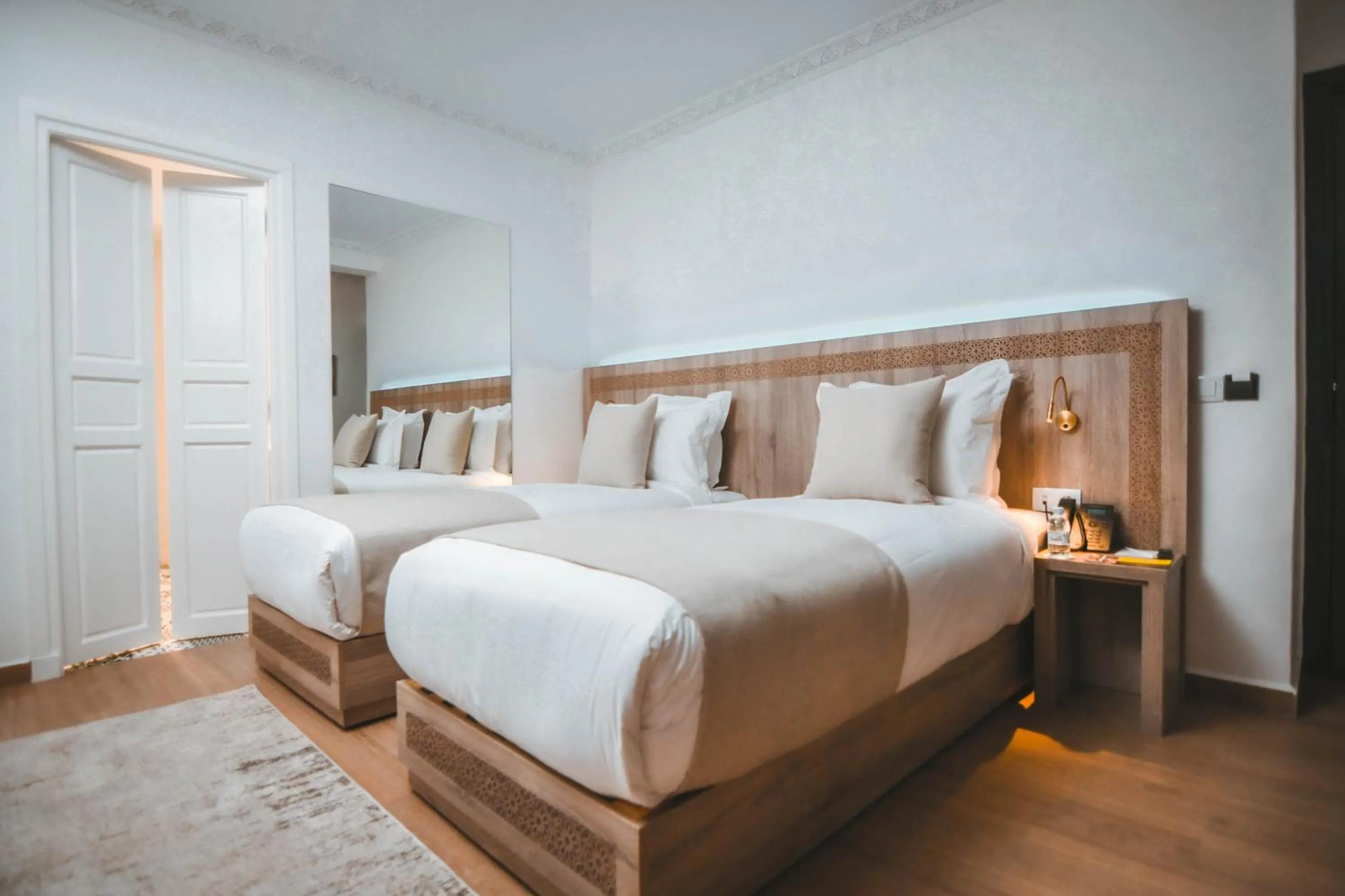 Bed in 555 Hotel Clubbing Adults Only