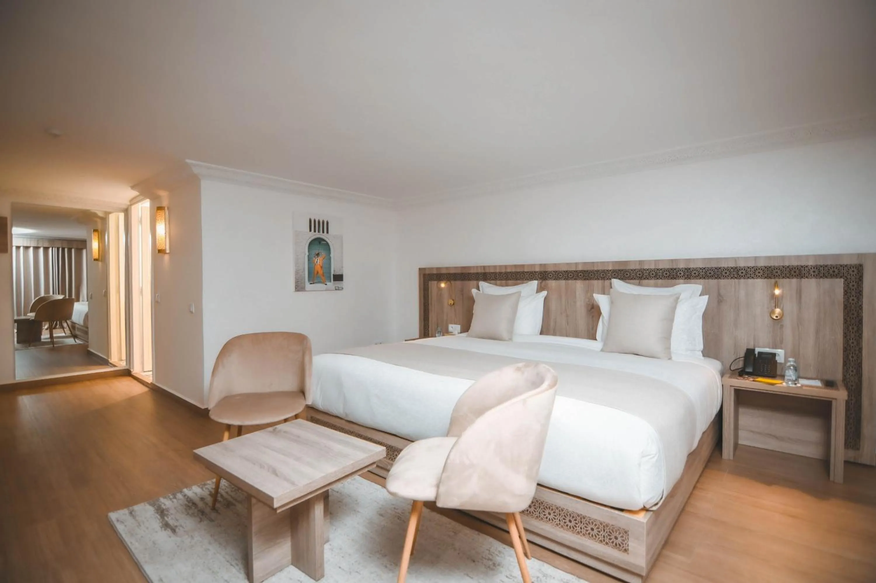 Bed in 555 Hotel Clubbing Adults Only