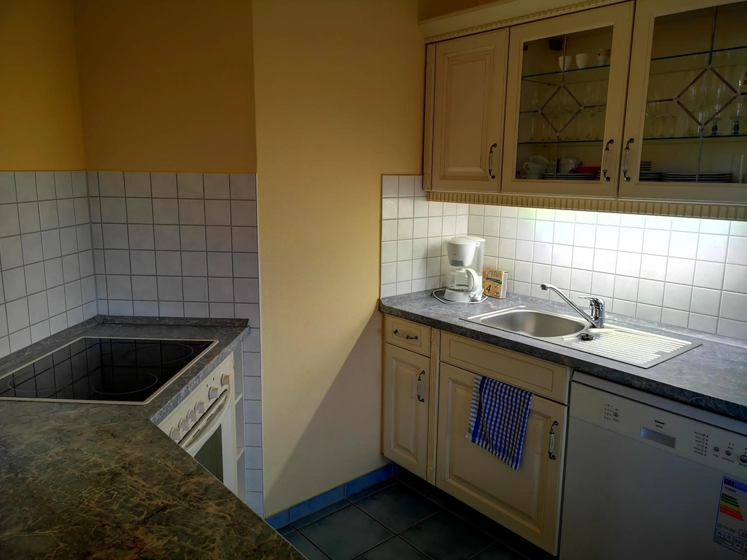 Kitchen or kitchenette in Golfcentrum Schloss Karnitz Rügen