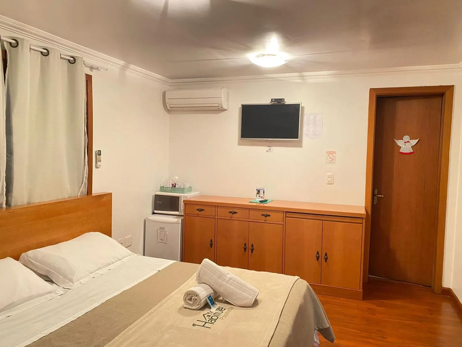 Bedroom, Bed in Pousada Habitue