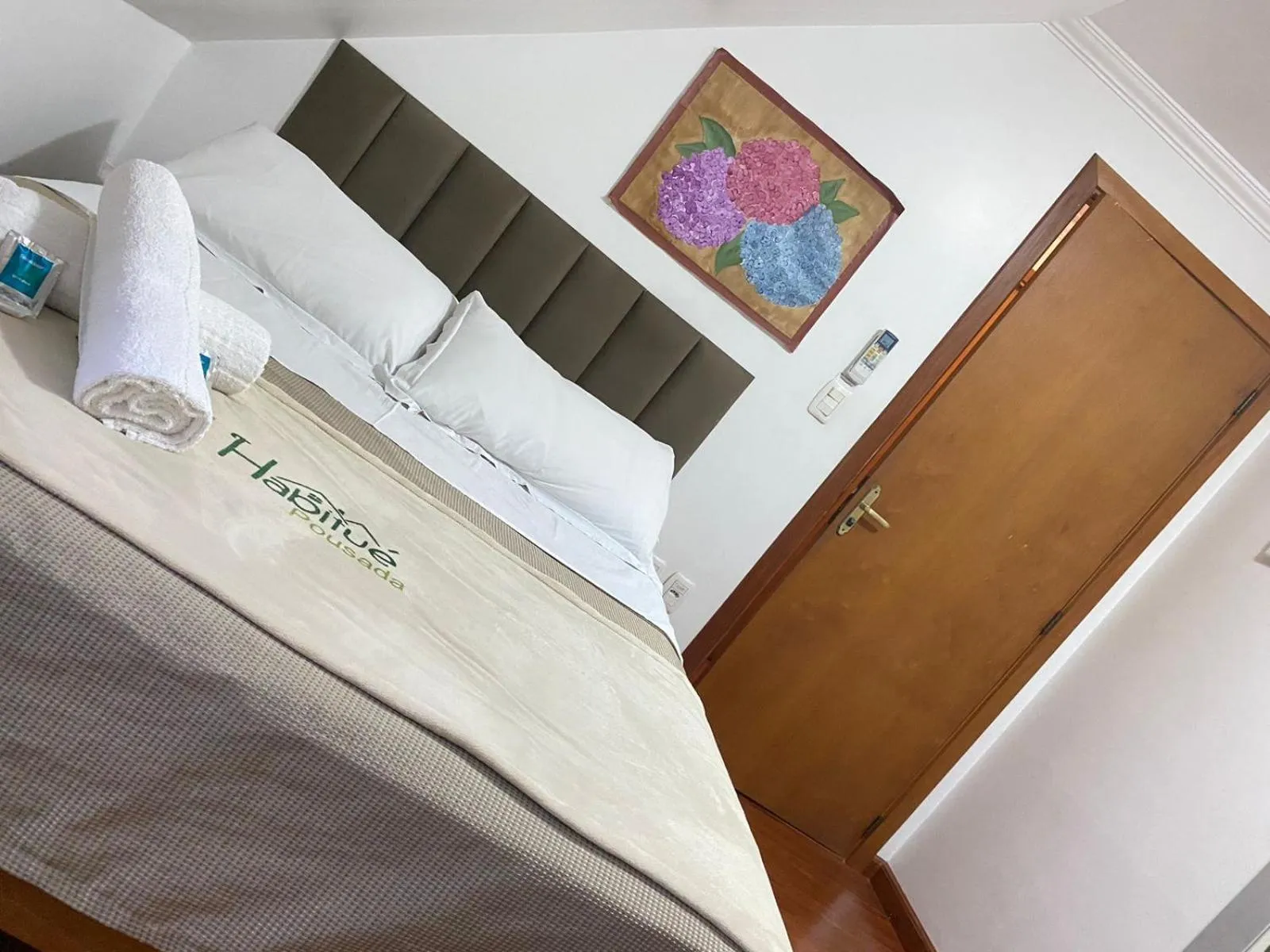 Bed in Pousada Habitue