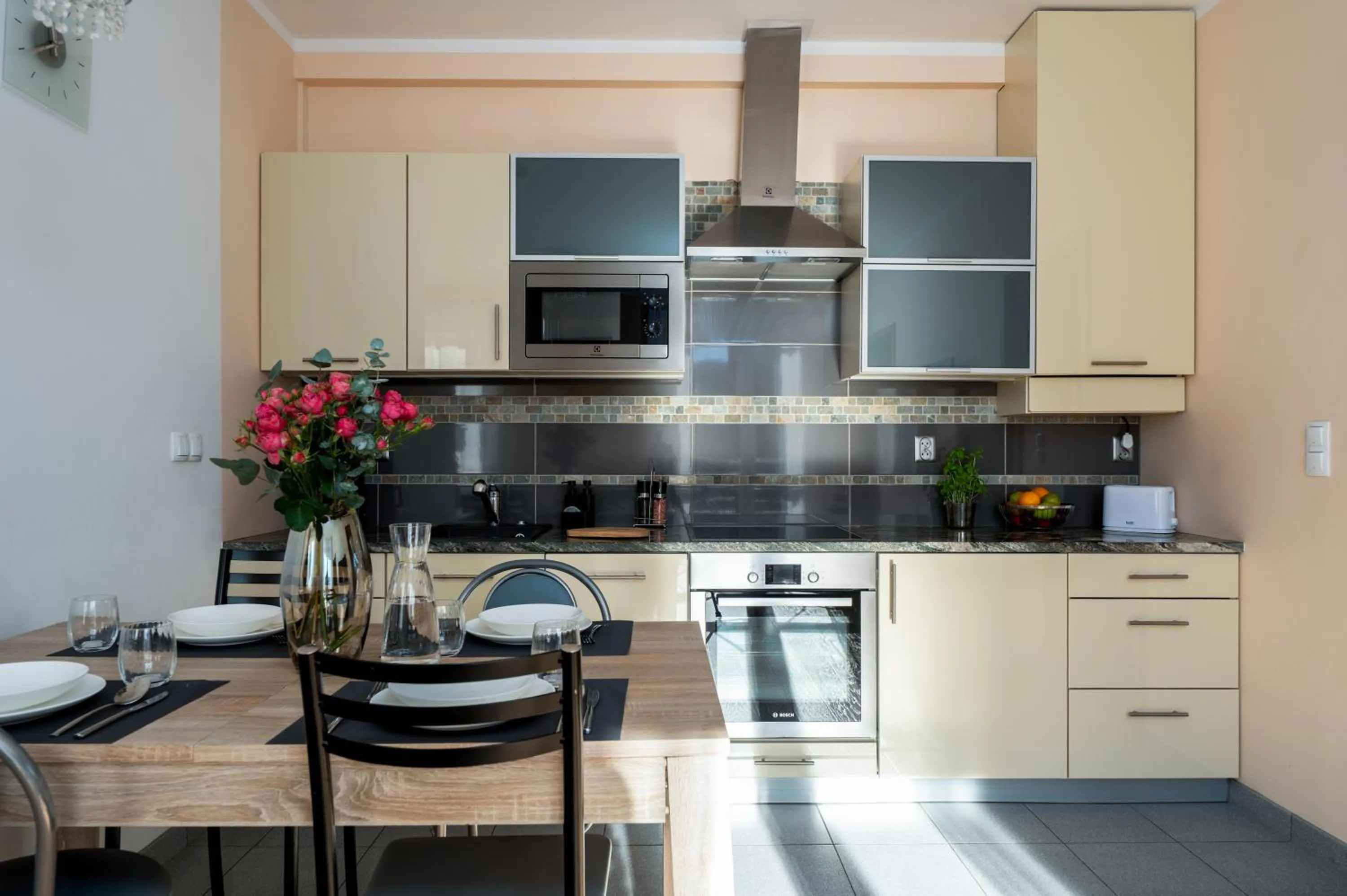 Kitchen or kitchenette in Apartamenty Izerskie