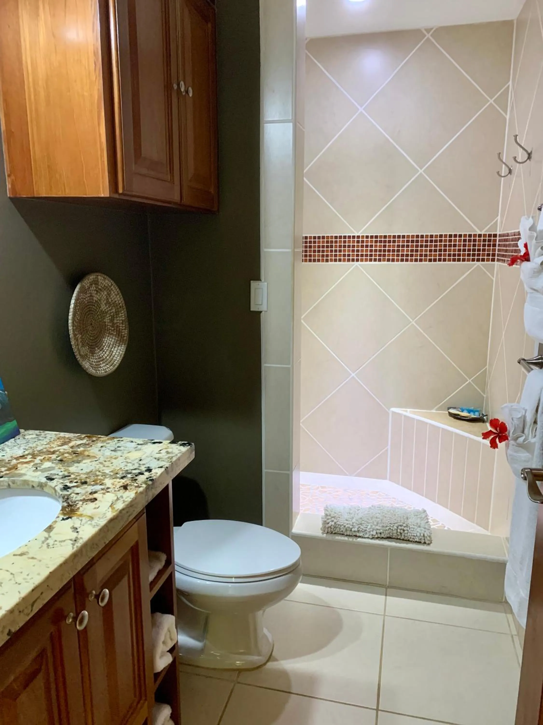 Shower in Marazul Belize