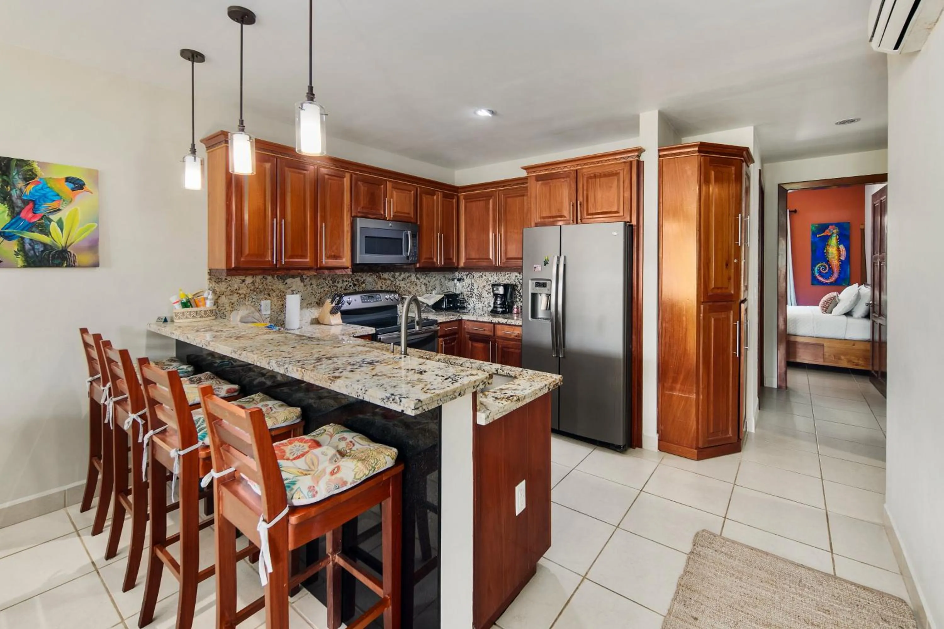 kitchen in Marazul Belize