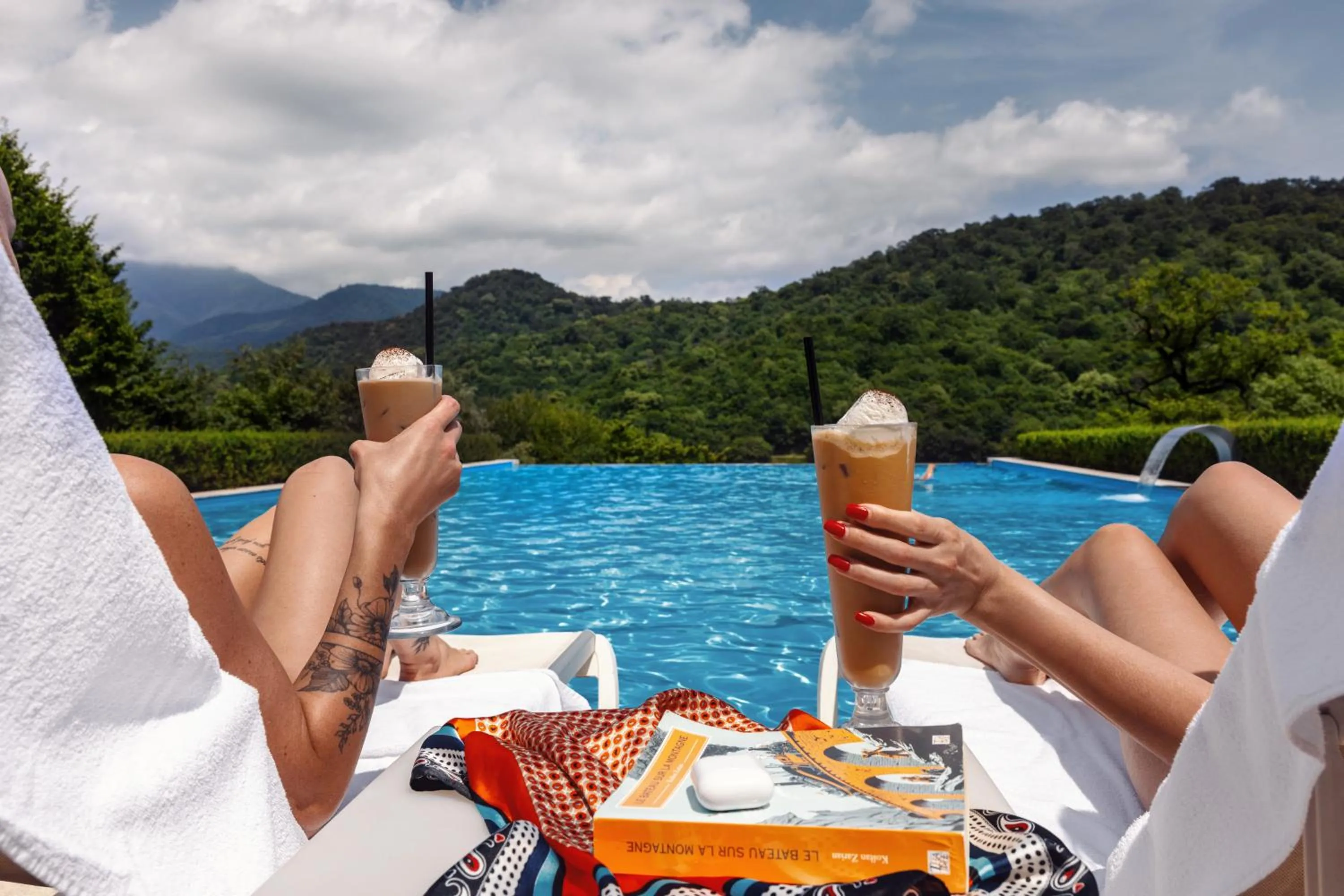 Swimming pool in Kvareli Lake Resort