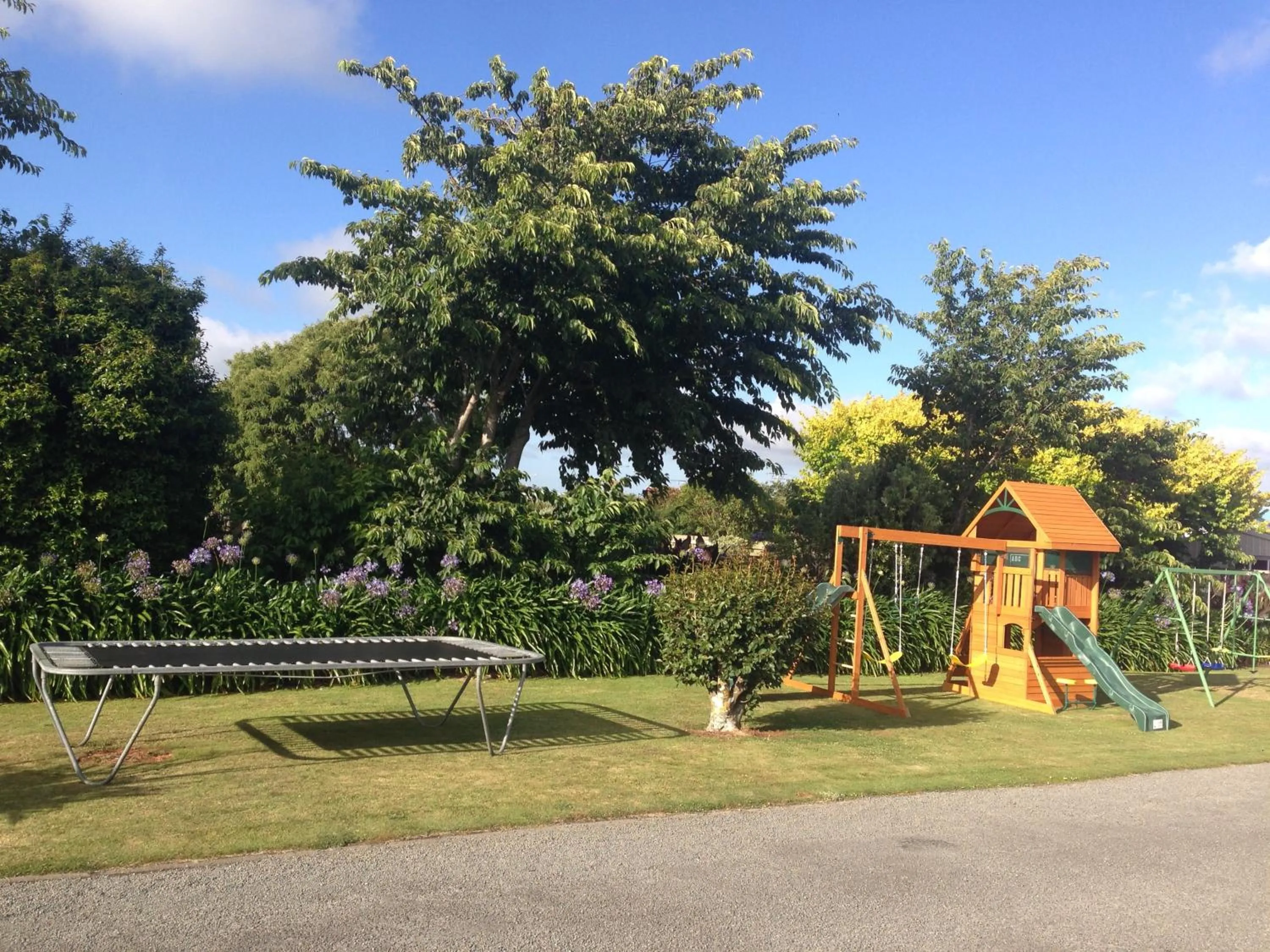 Children play ground in Mount View Motel Hawera